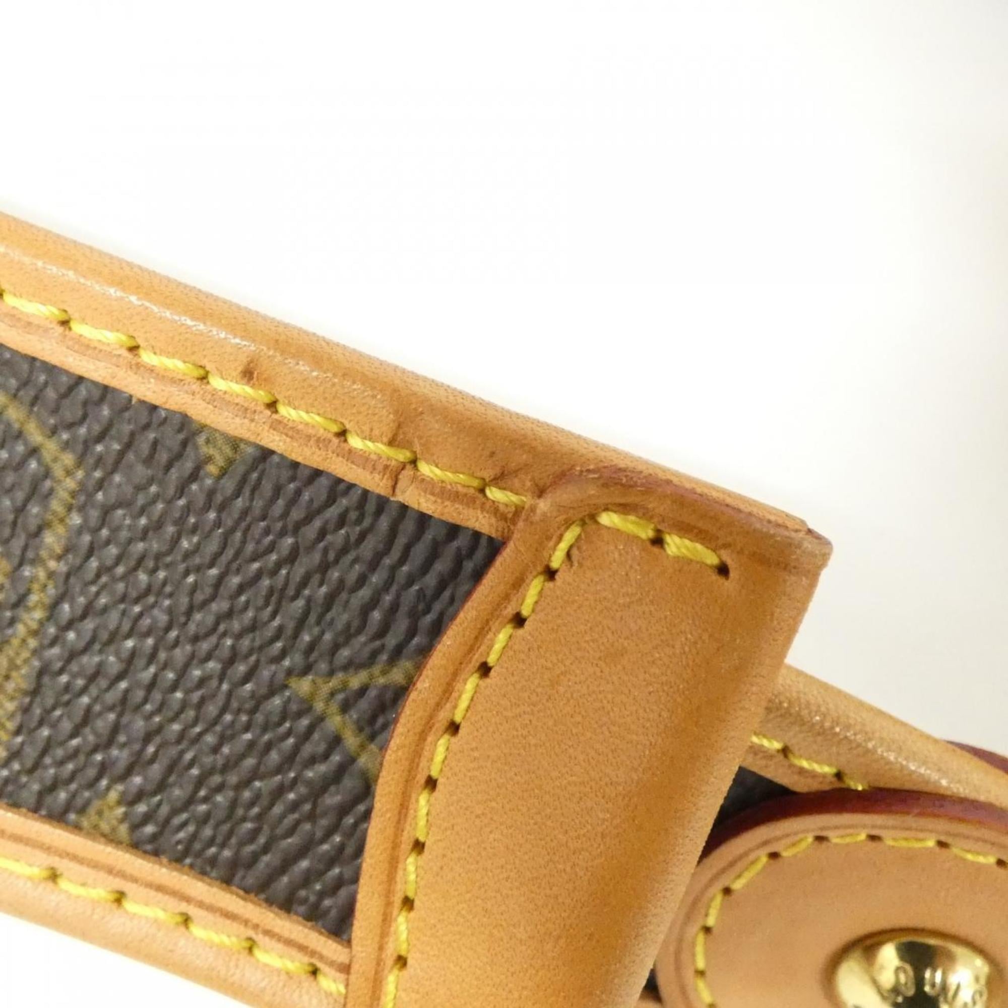Louis Vuitton Marron Vert Coated Canvas Shoulder Bag (Pre-Owned)