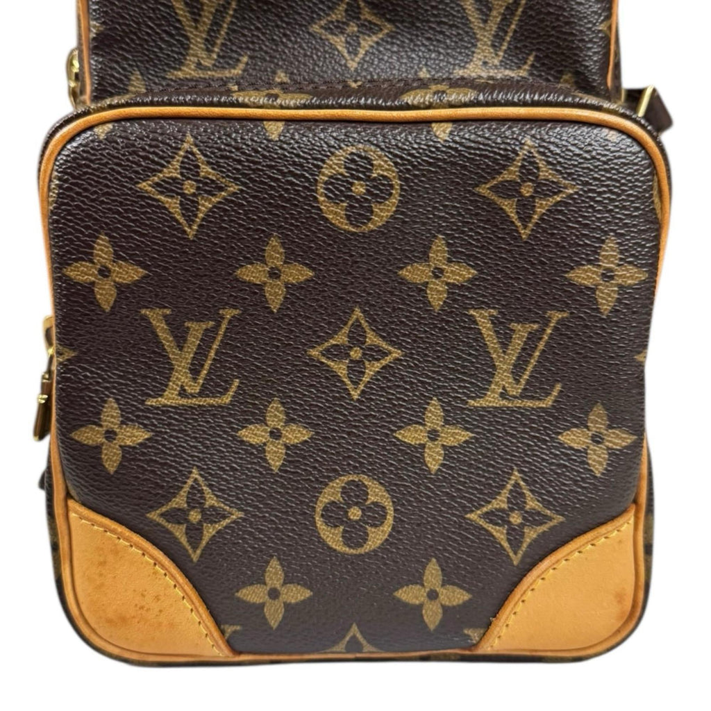 Louis Vuitton Brown Monogram Canvas Shoulder Bag (Pre-Owned)
