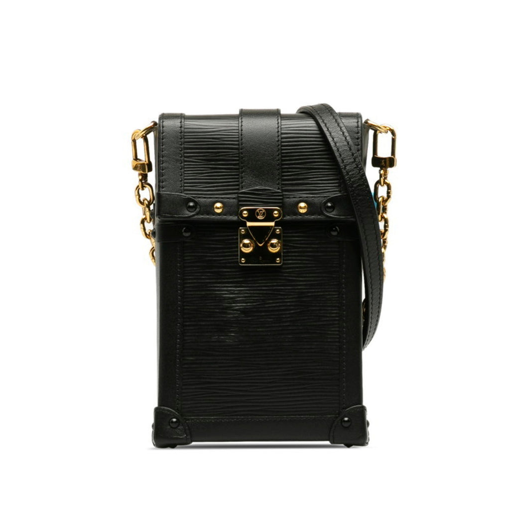 Louis Vuitton Black Noir Leather Shoulder Bag (Pre-Owned)