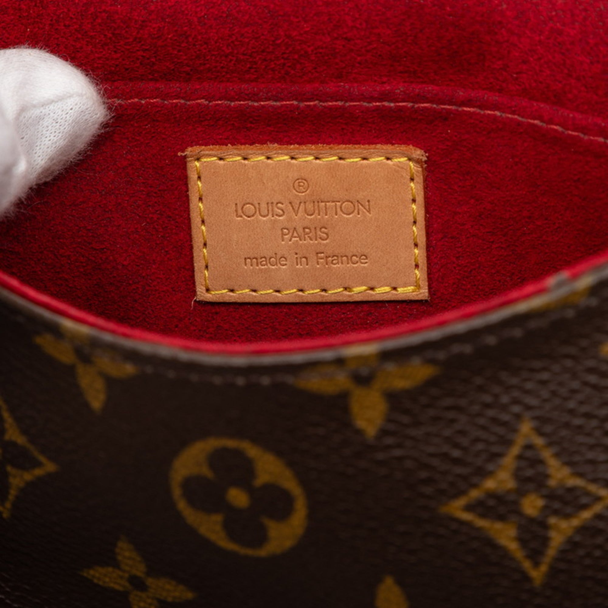 Tambourine Handbag Monogram Canvas