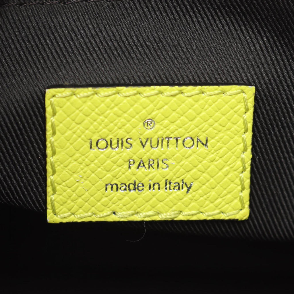 Louis Vuitton Jaune Yellow Coated Canvas Leather Shoulder Bag (Pre-Owned)