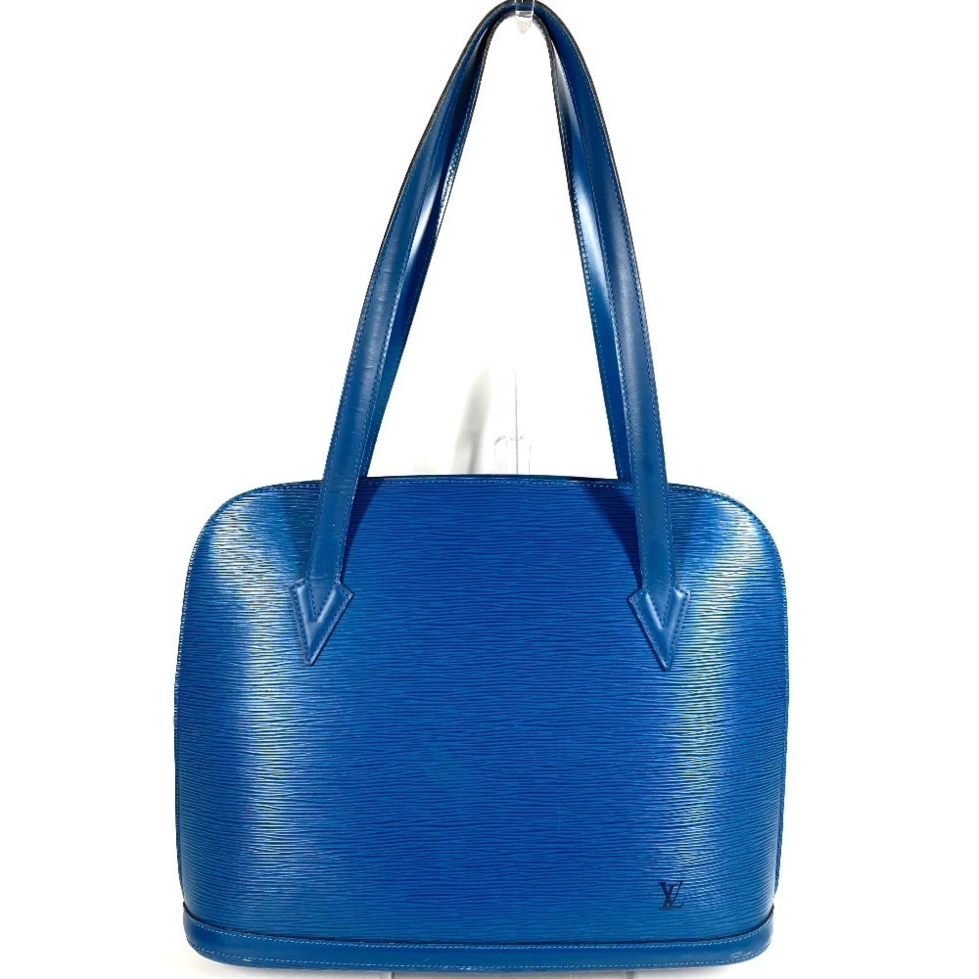 Louis Vuitton Blue Toledo Blue Epi Leather Shoulder Bag Tote Bag (Pre-Owned)