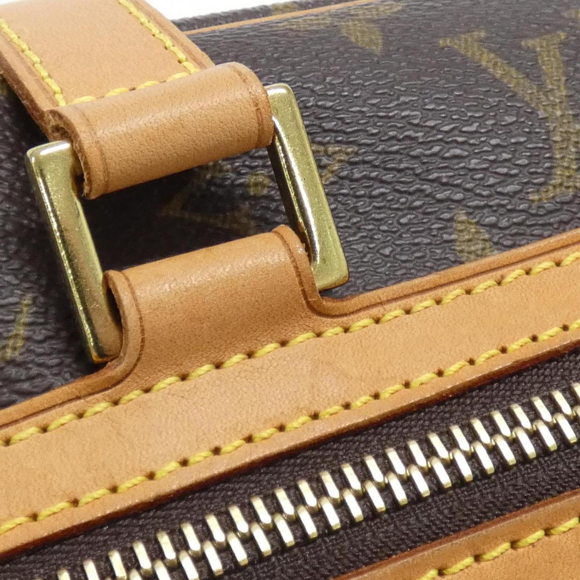 Louis Vuitton Monogram Marron Coated Canvas Shoulder Bag (Pre-Owned)