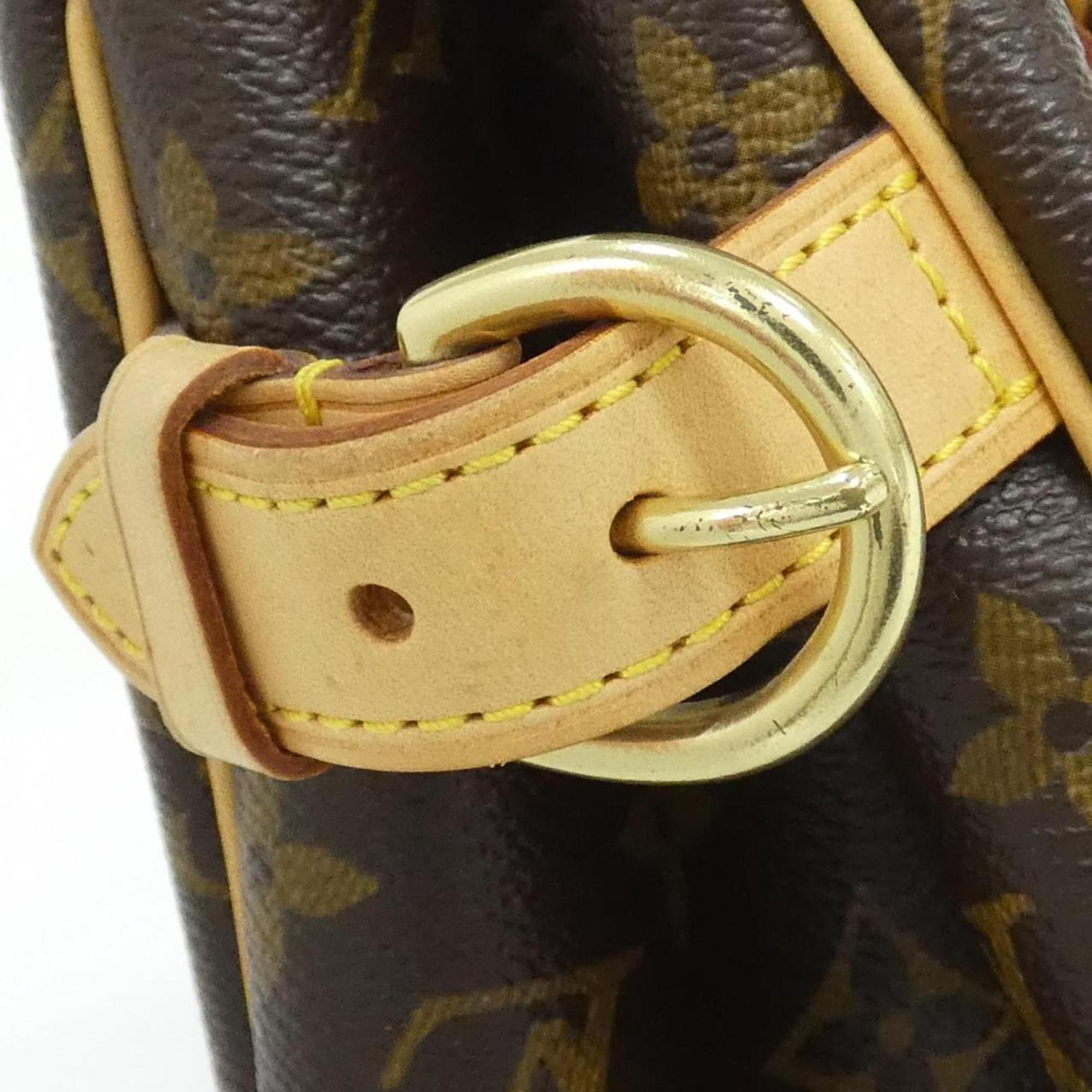 Louis Vuitton Brown Coated Canvas Handbag (Pre-Owned)