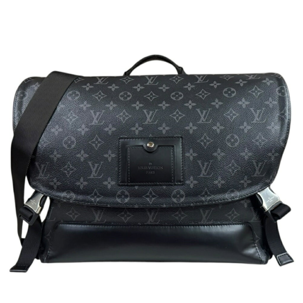 Louis Vuitton Black Gray Monogram Eclipse Shoulder Bag (Pre-Owned)