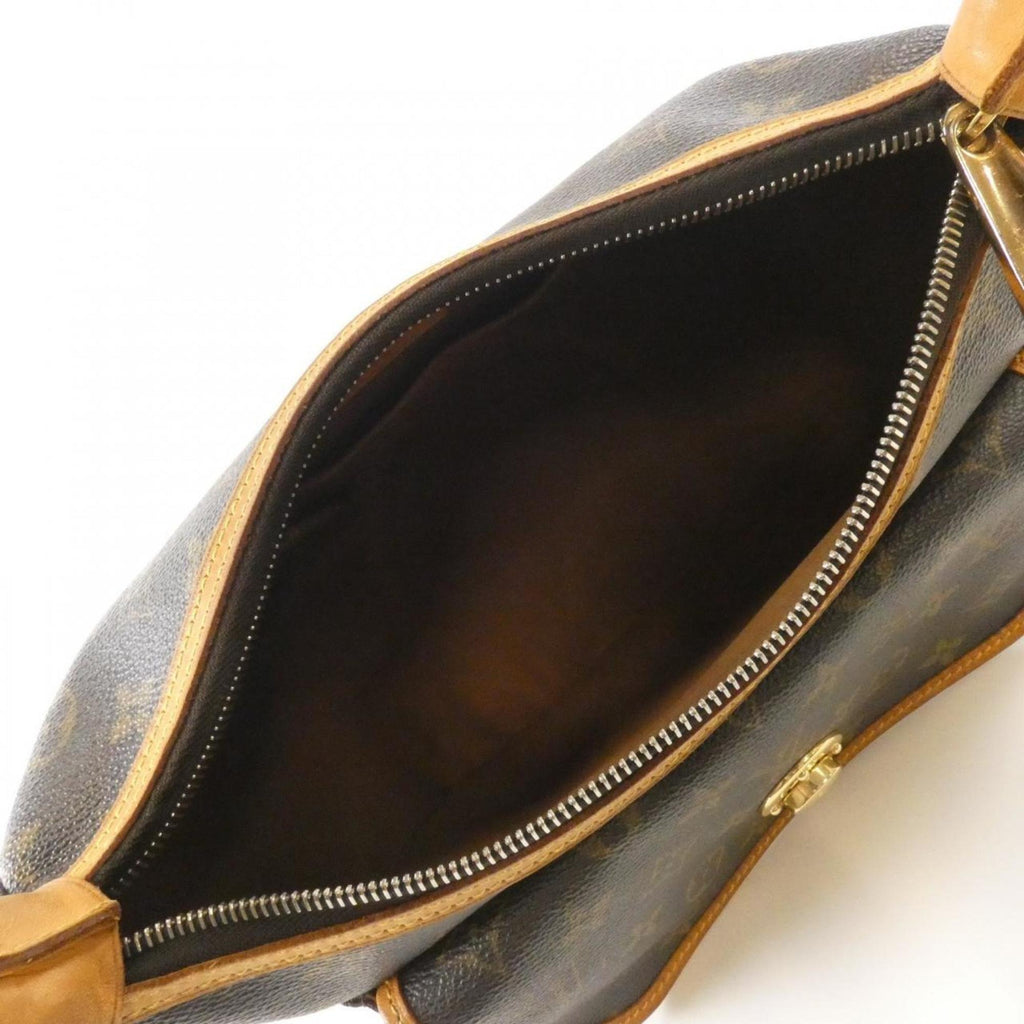 Louis Vuitton Marron Coated Canvas Shoulder Bag (Pre-Owned)