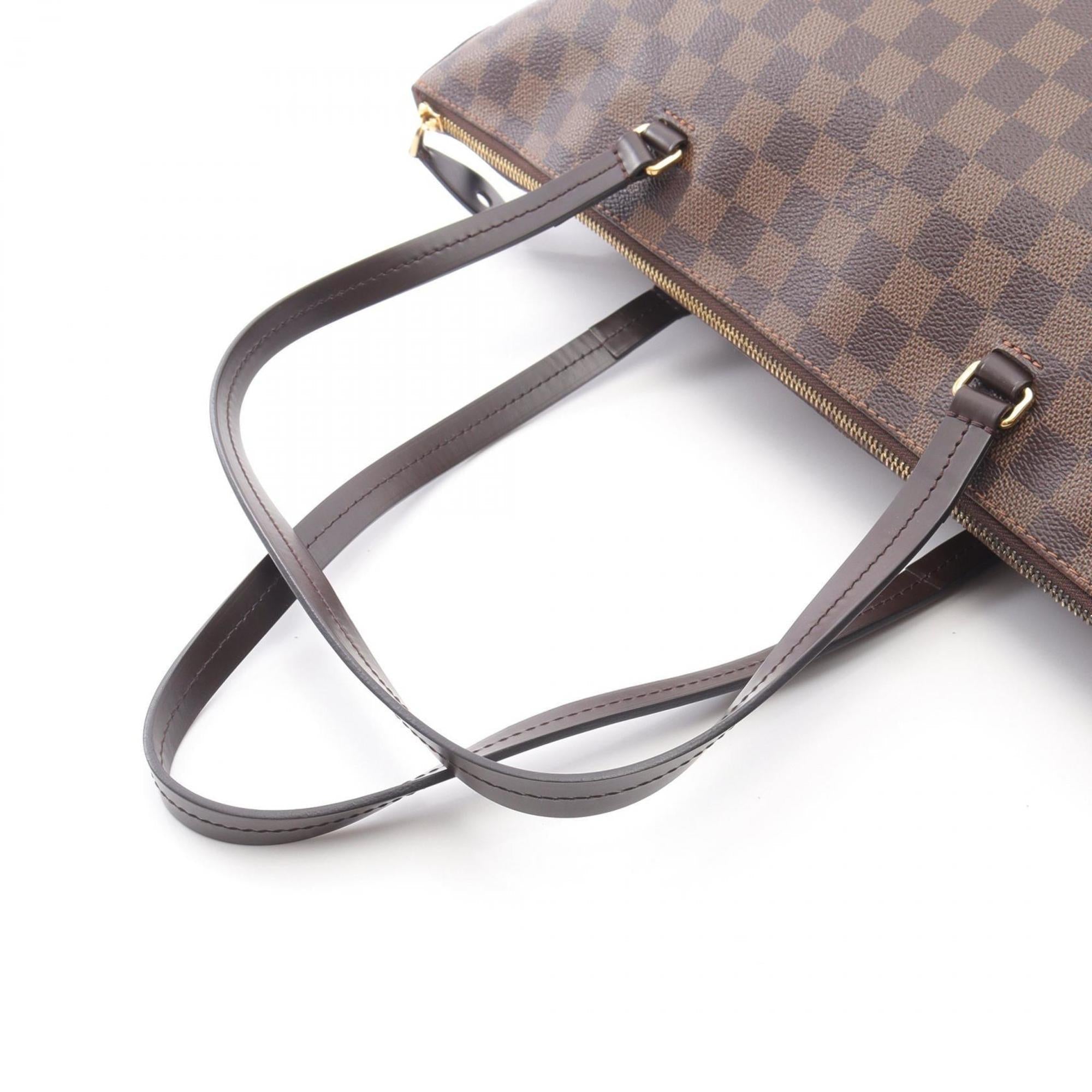 Louis Vuitton Brown Coated Canvas Pvc Leather Tote Bag (Pre-Owned)