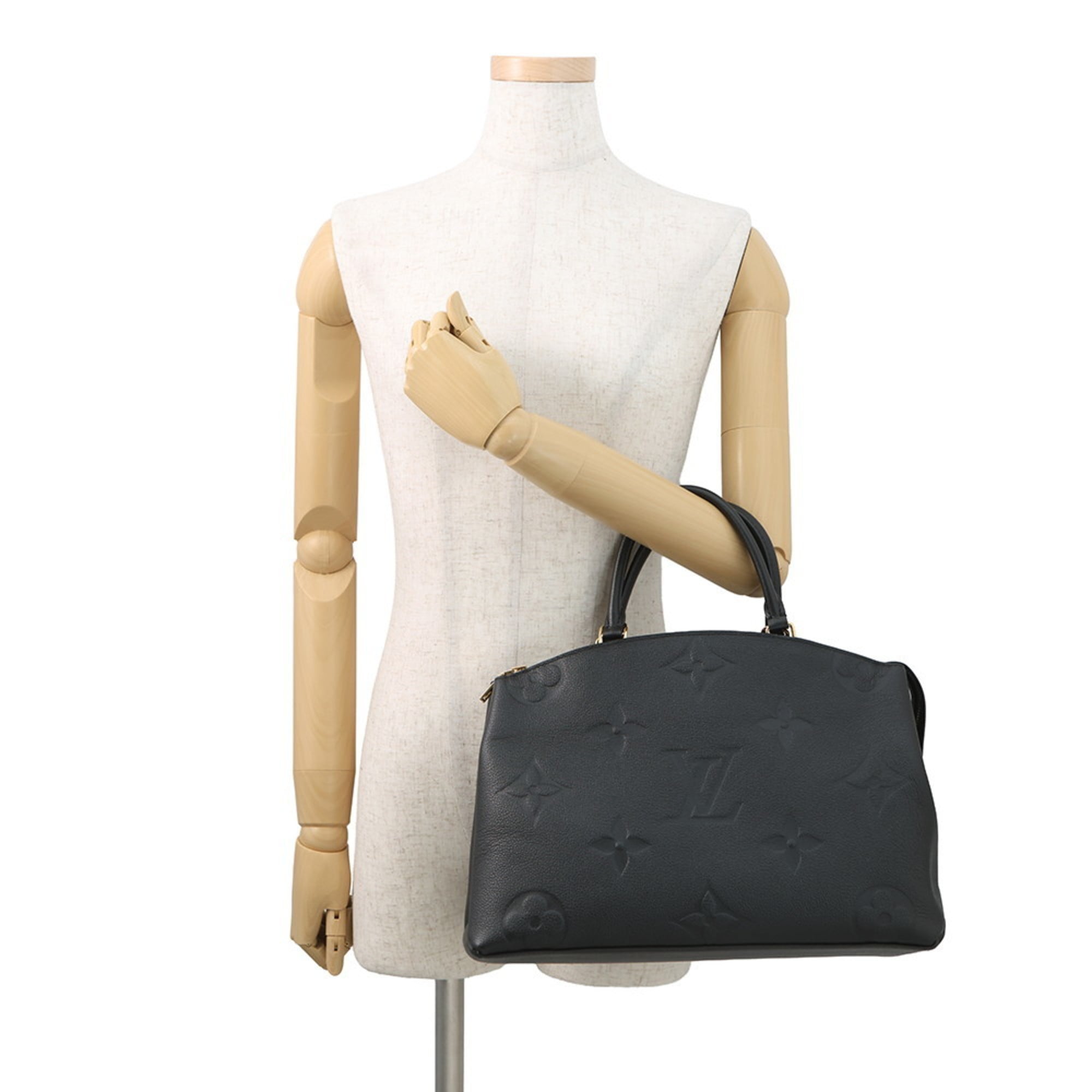 Louis Vuitton Black Monogram Noir Monogram Empreinte Handbag Shoulder Bag (Pre-Owned)
