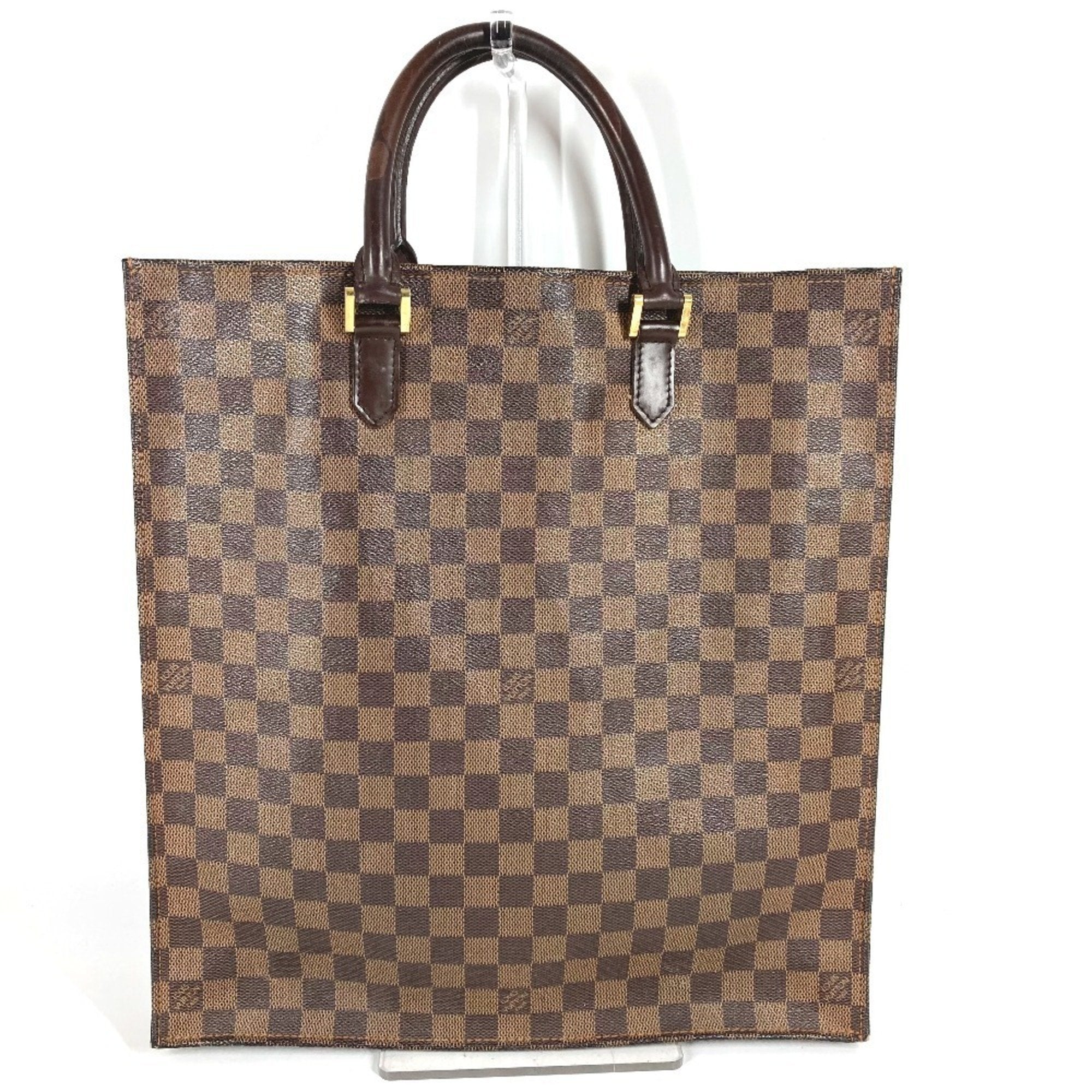 Louis Vuitton Brown Damier Canvas Ebene Damier Canvas Handbag Tote Bag (Pre-Owned)