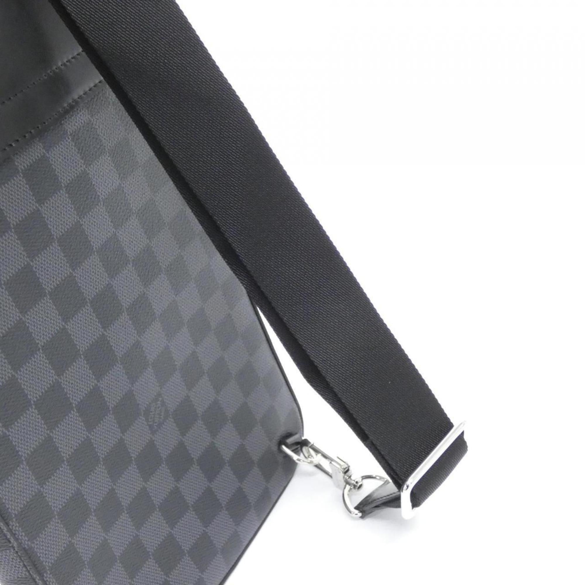 Louis Vuitton Graphite Coated Canvas Shoulder Bag (Pre-Owned)