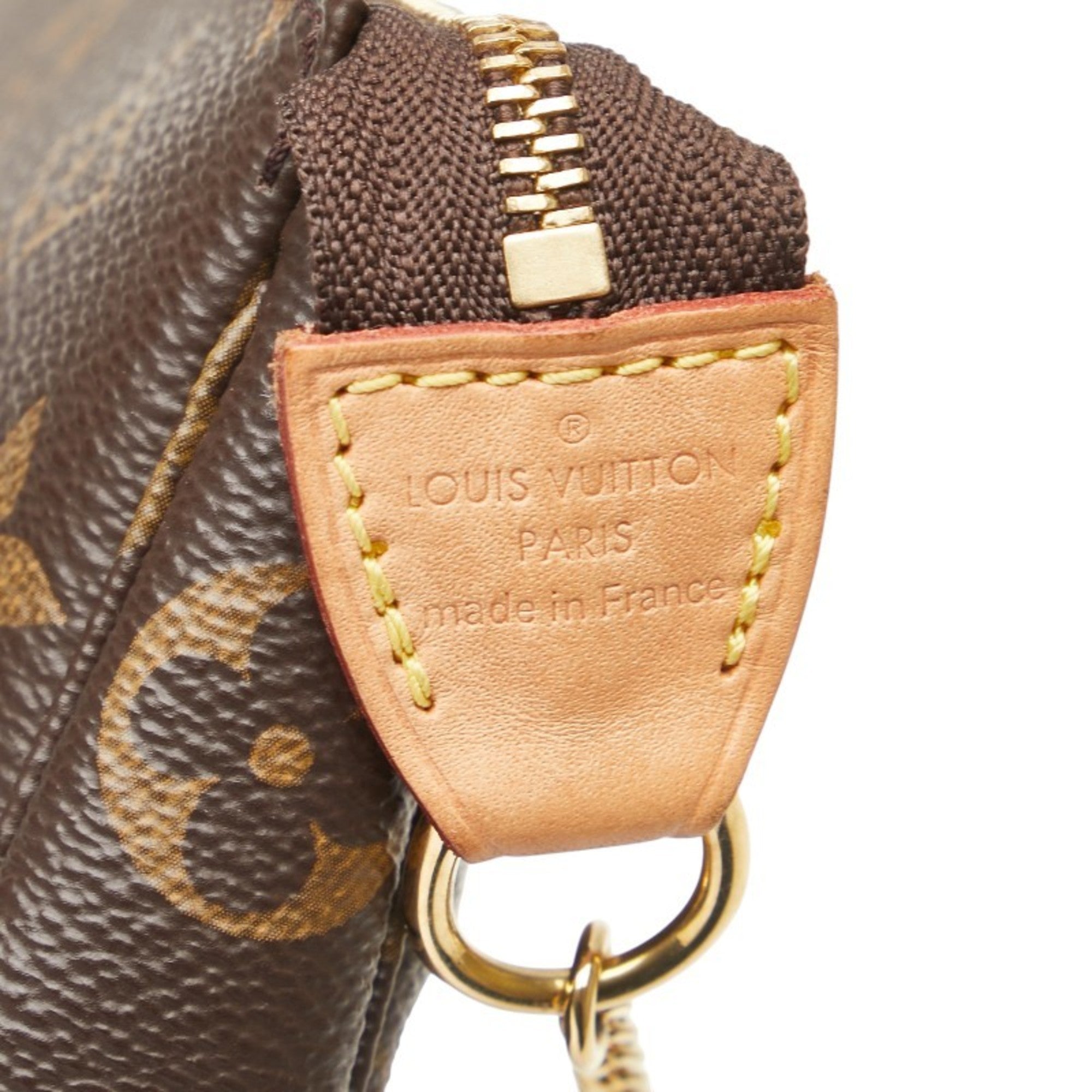 Louis Vuitton Monogram Brown Pvc Leather Pochette (Pre-Owned)