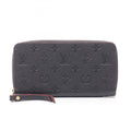 Louis Vuitton Marine Rouge Navy Red Color Monogram Empreinte Long Wallet (Bi-Fold) (Pre-Owned)