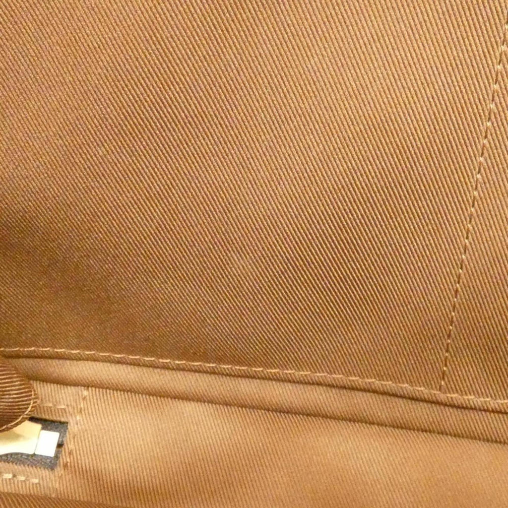 Louis Vuitton Marron Coated Canvas Shoulder Bag (Pre-Owned)