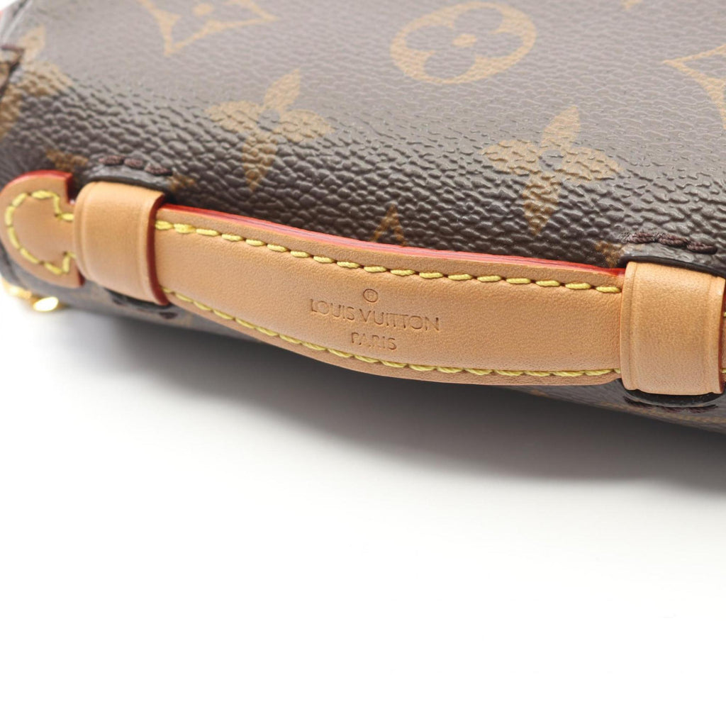 Louis Vuitton Brown Monogram Leather Handbag (Pre-Owned)