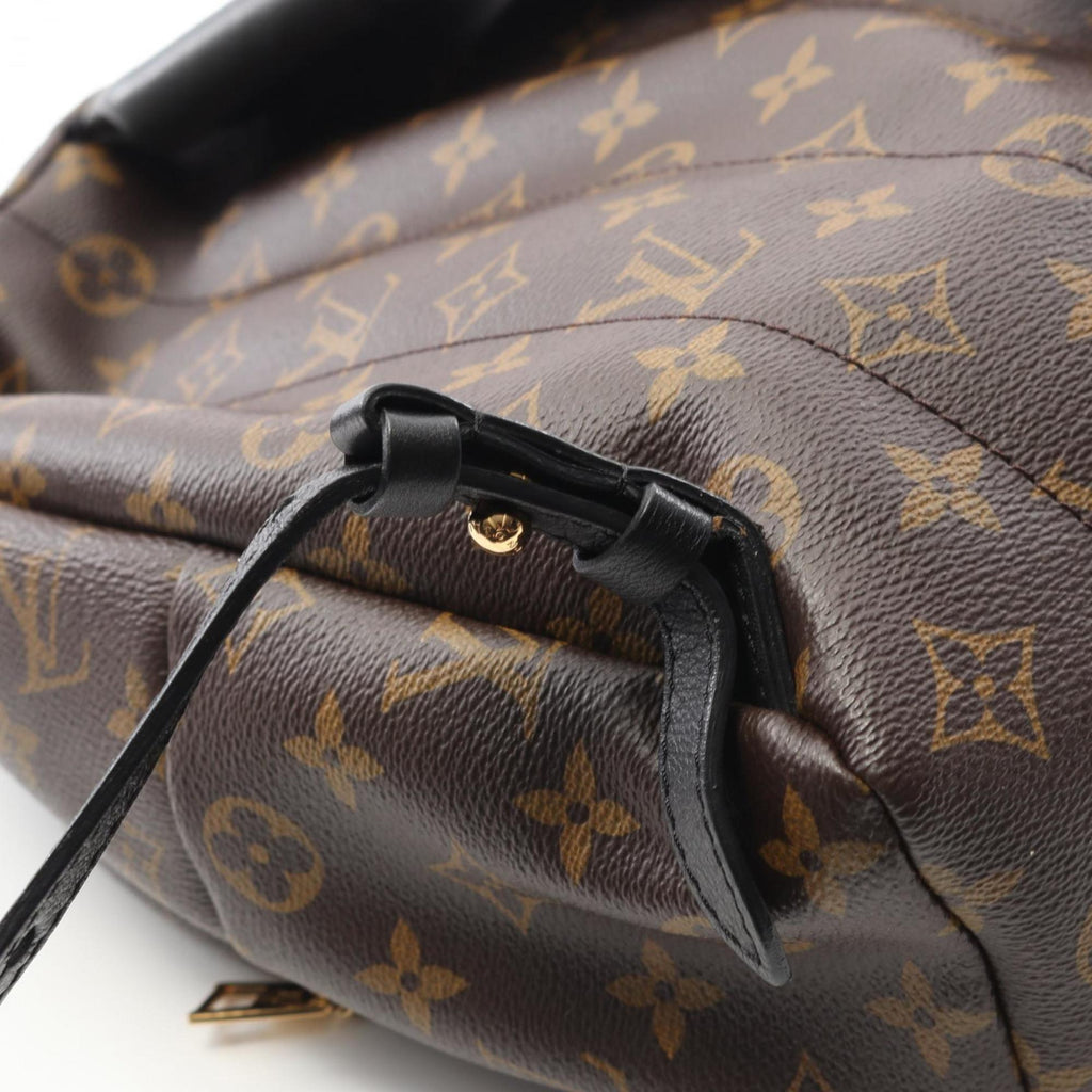 Louis Vuitton Black Brown Monogram Coated Canvas Backpack (Pre-Owned)
