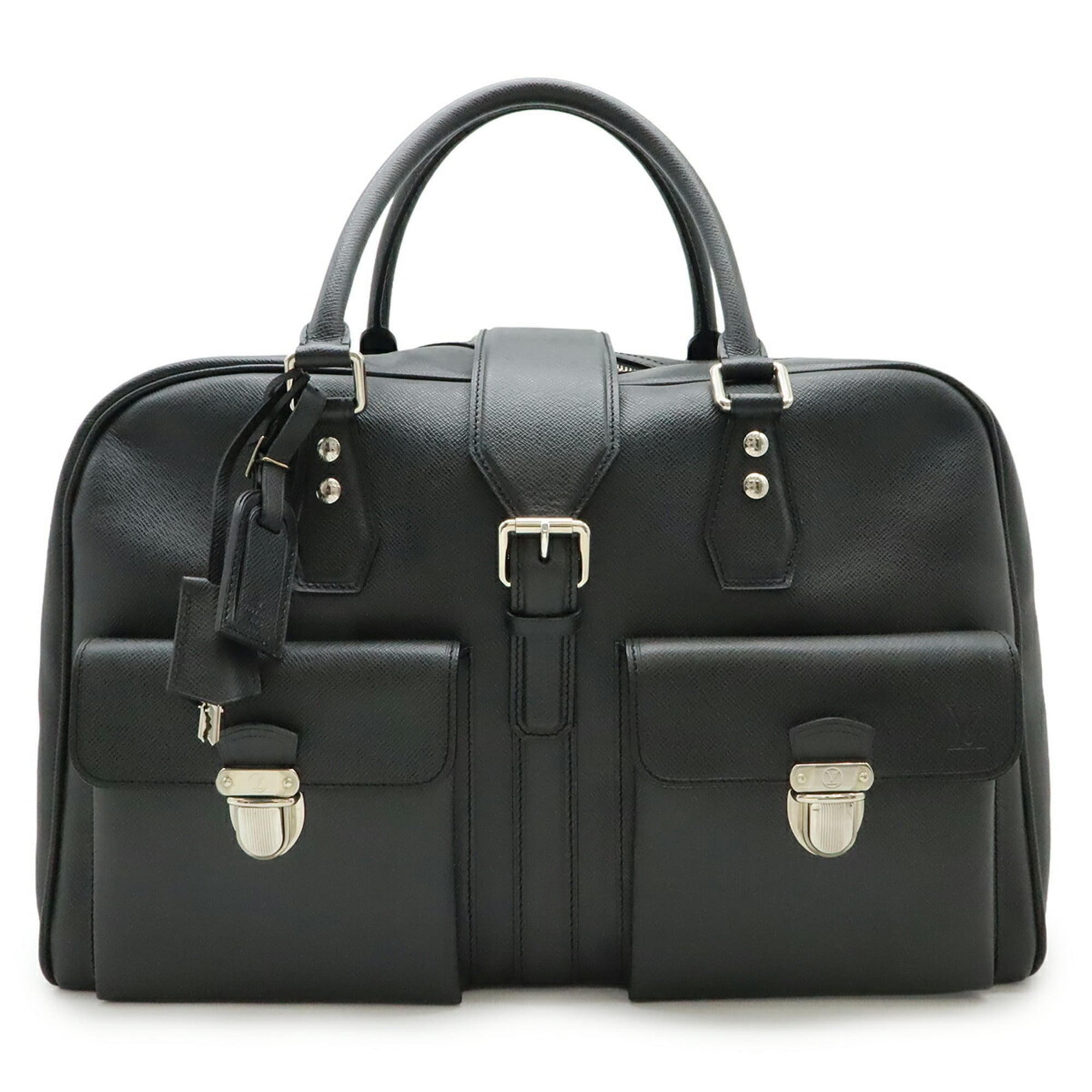 Louis Vuitton Taiga Ardoise Taiga Leather Boston Bag (Pre-Owned)