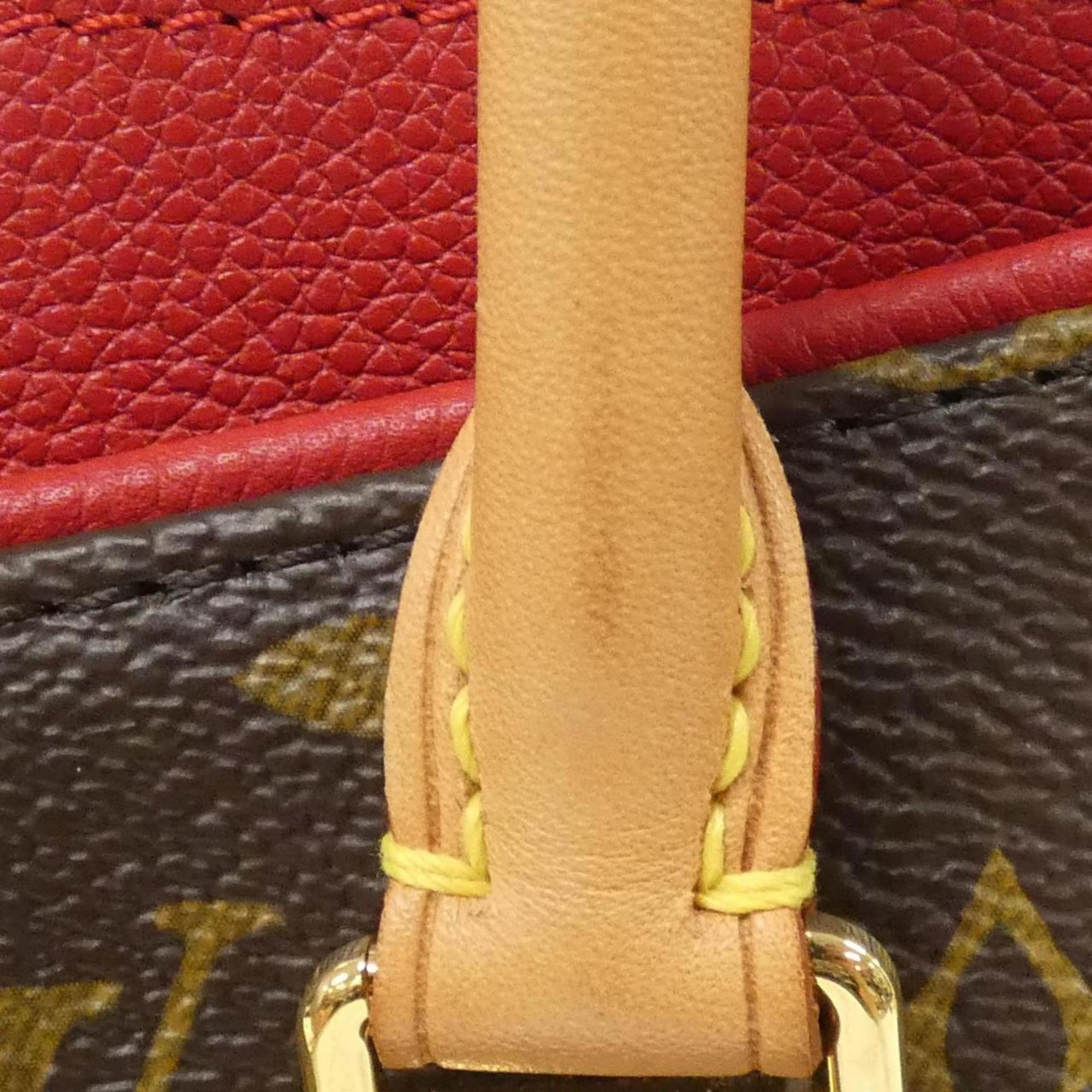 Louis Vuitton Cerise Marron Coated Canvas Handbag (Pre-Owned)