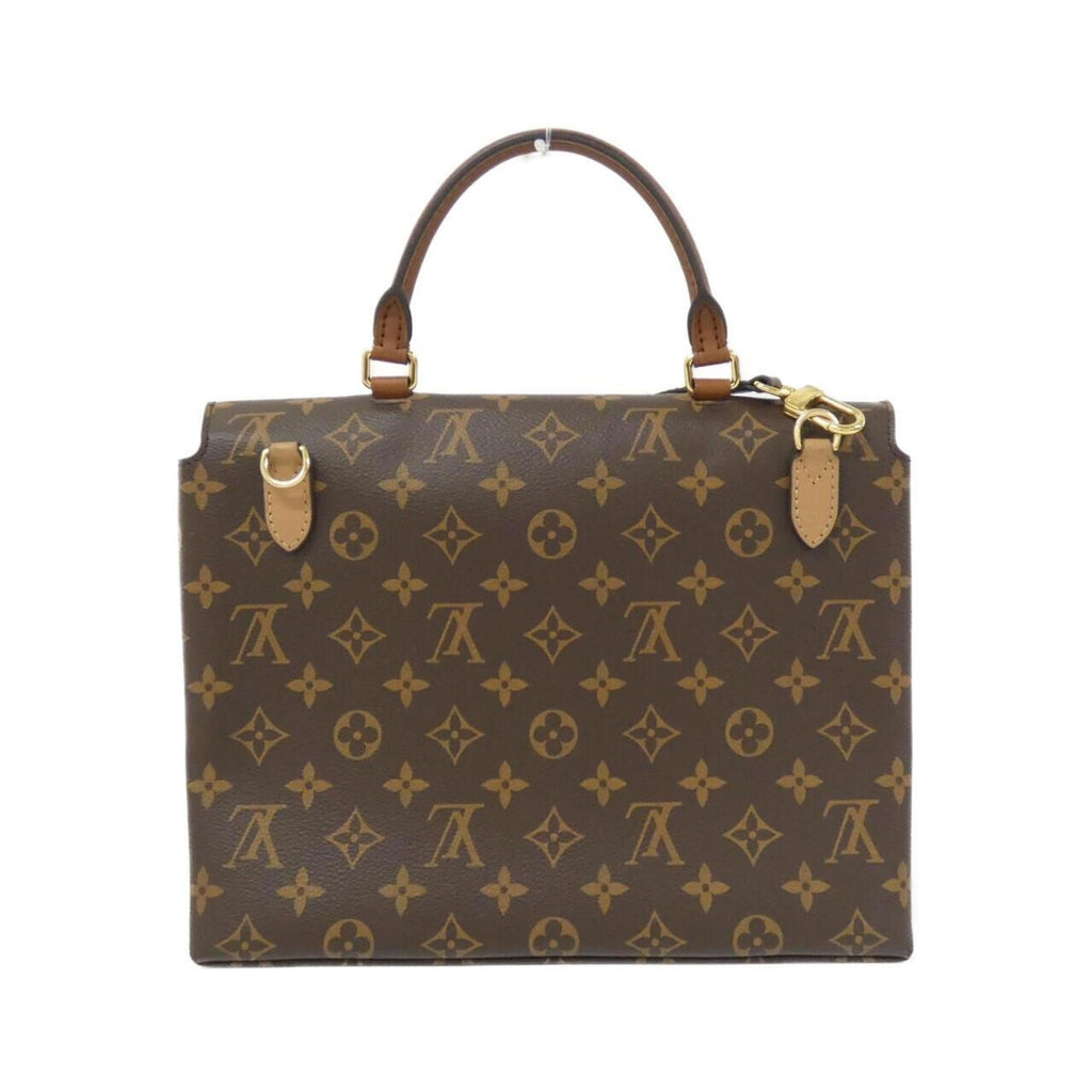 Louis Vuitton Marron Coated Canvas Leather Handbag (Pre-Owned)