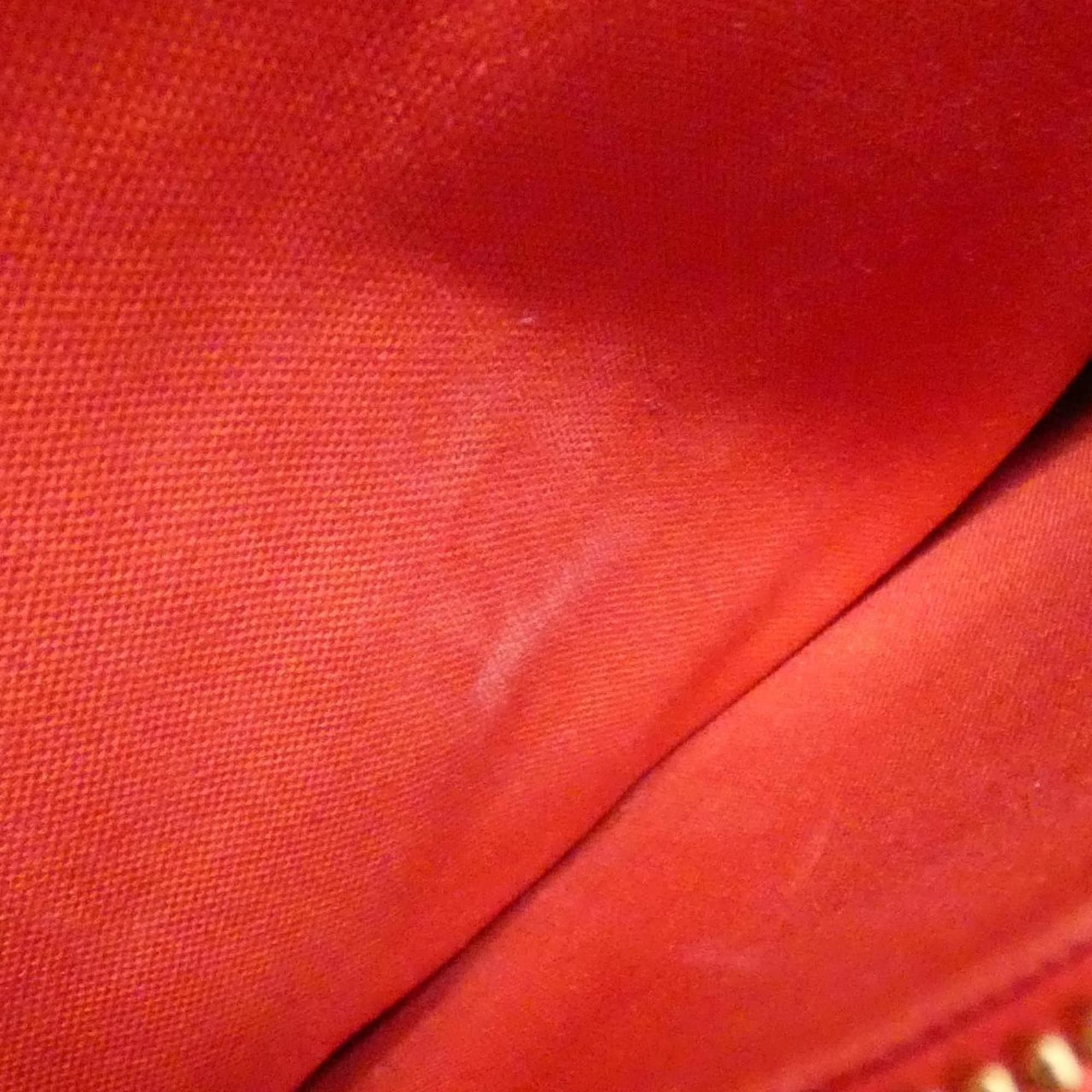 Louis Vuitton Marron Coated Canvas Handbag (Pre-Owned)
