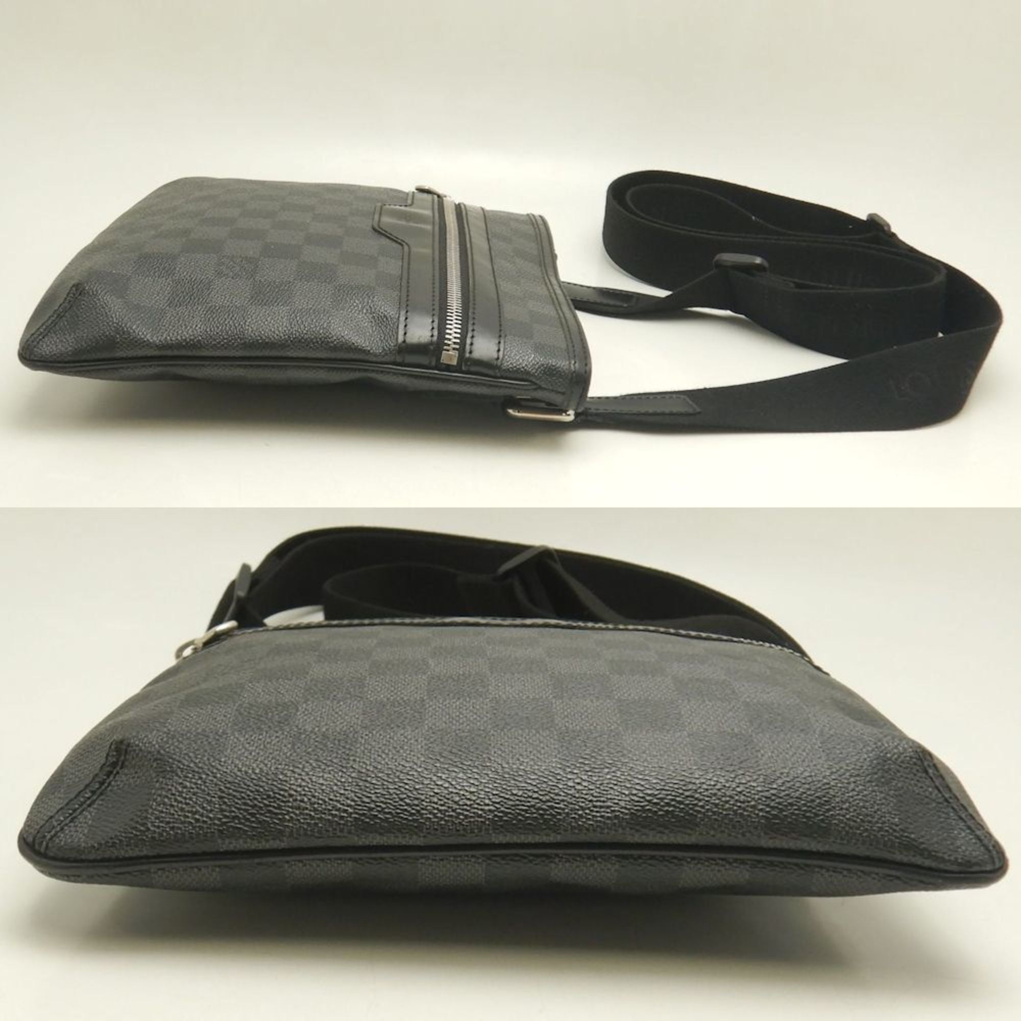 Louis Vuitton Noir Pvc Shoulder Bag (Pre-Owned)