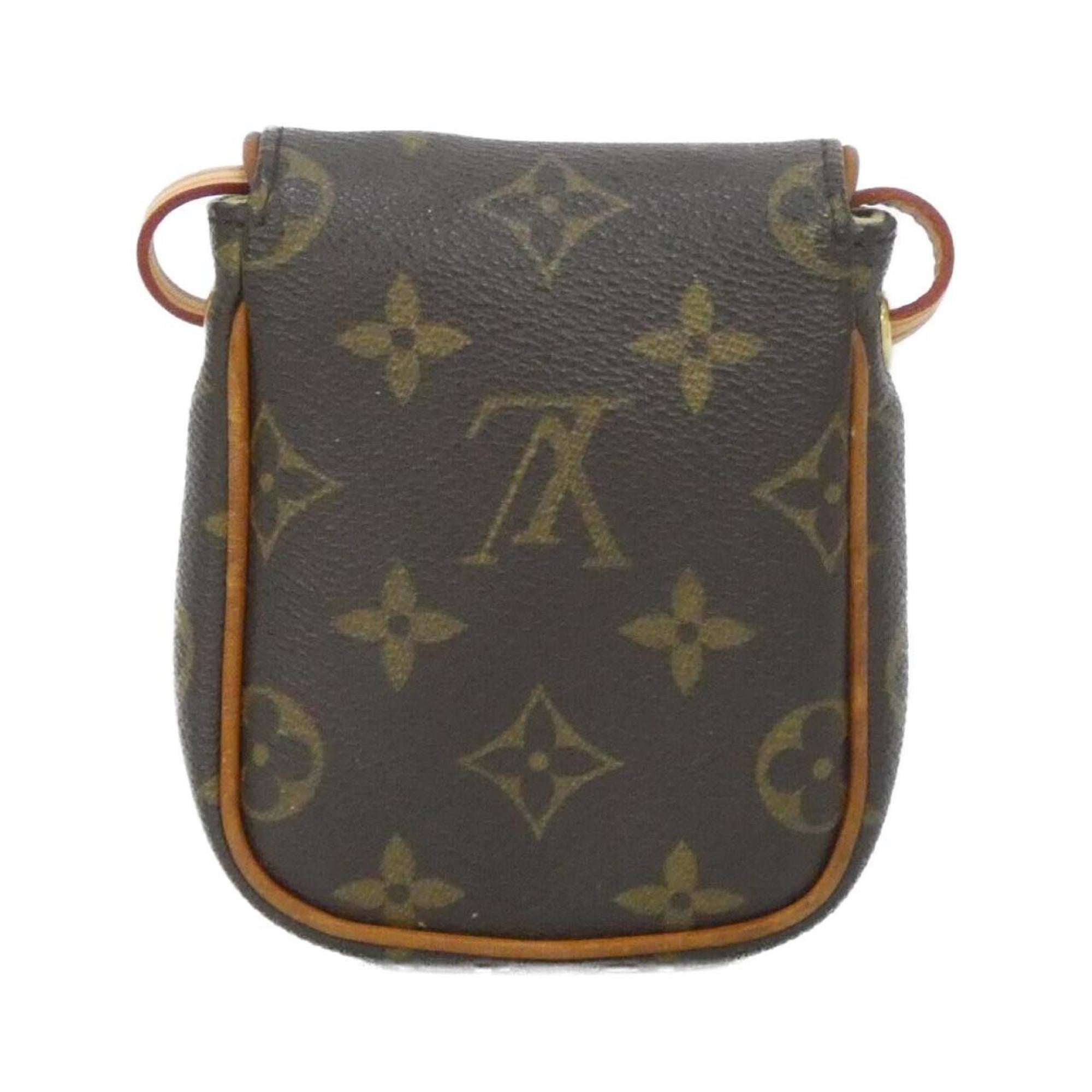 Louis Vuitton Brown Coated Canvas Pochette Shoulder Bag (Pre-Owned)