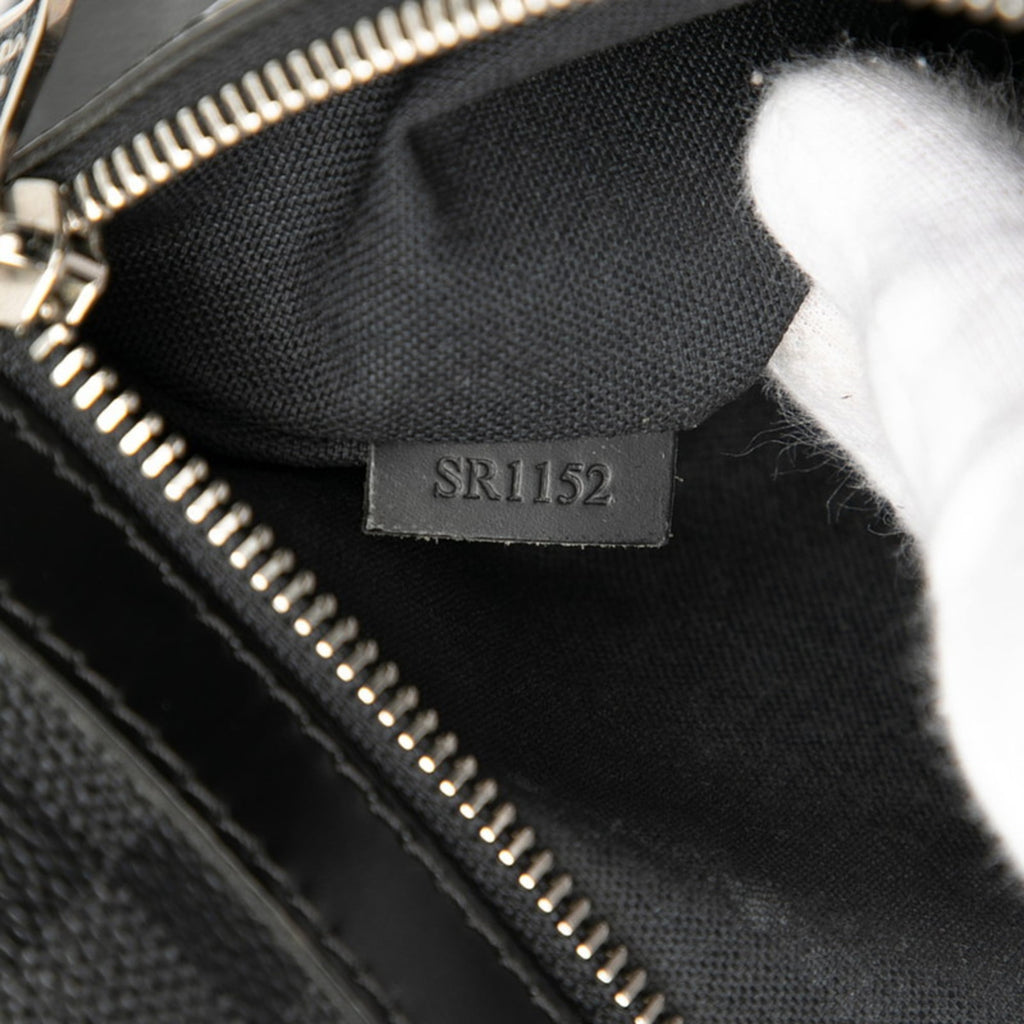 Louis Vuitton Black Pvc Leather Shoulder Bag (Pre-Owned)
