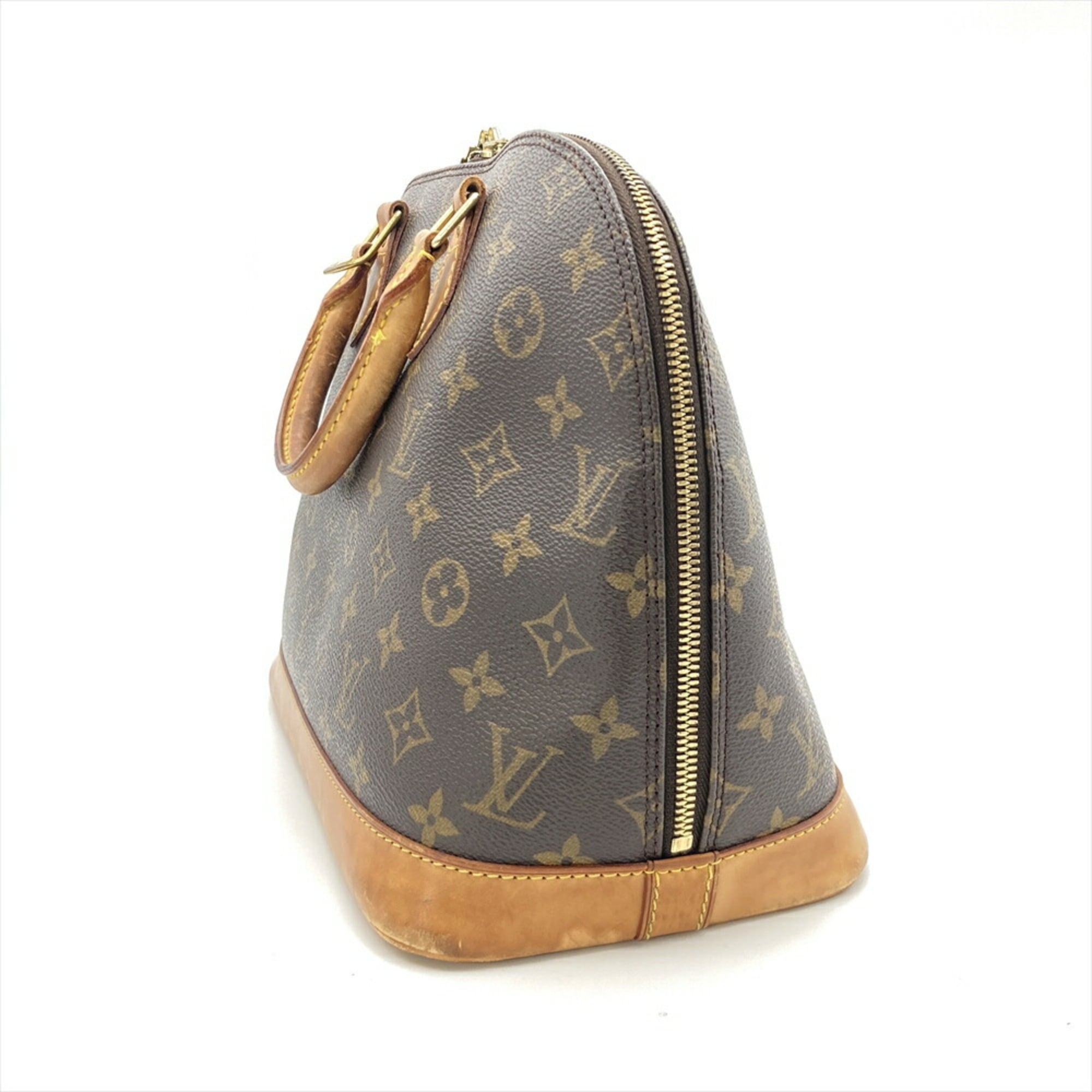 Louis Vuitton Brown Monogram Canvas Handbag (Pre-Owned)