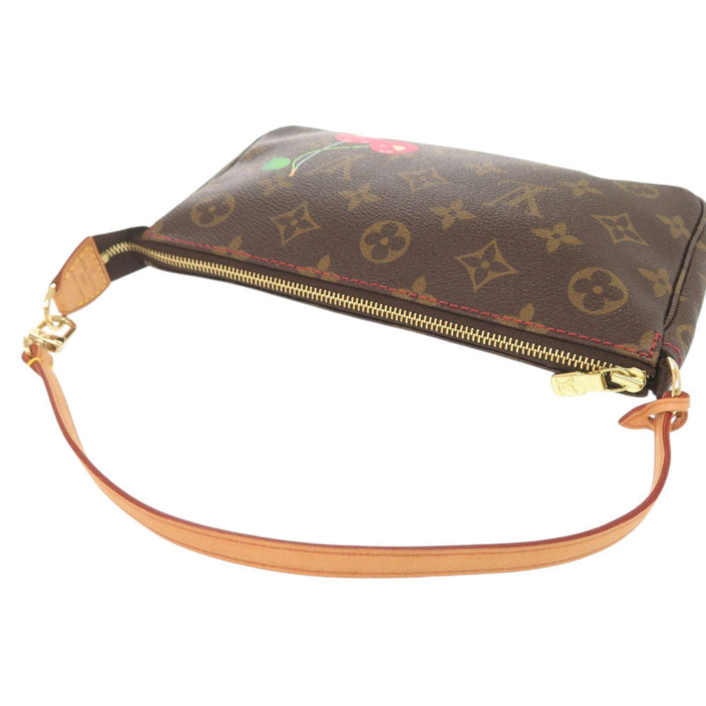 Louis Vuitton Brown Monogram Cherry Monogram Canvas Pochette Pouch (Pre-Owned)
