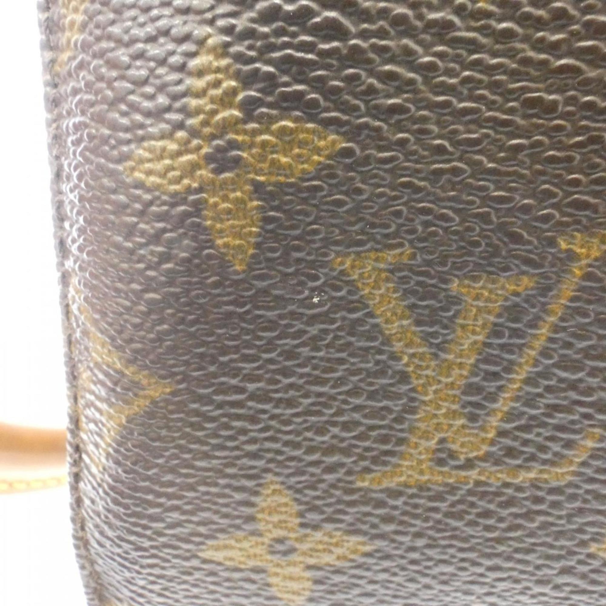 Louis Vuitton Brown Coated Canvas Shoulder Bag (Pre-Owned)