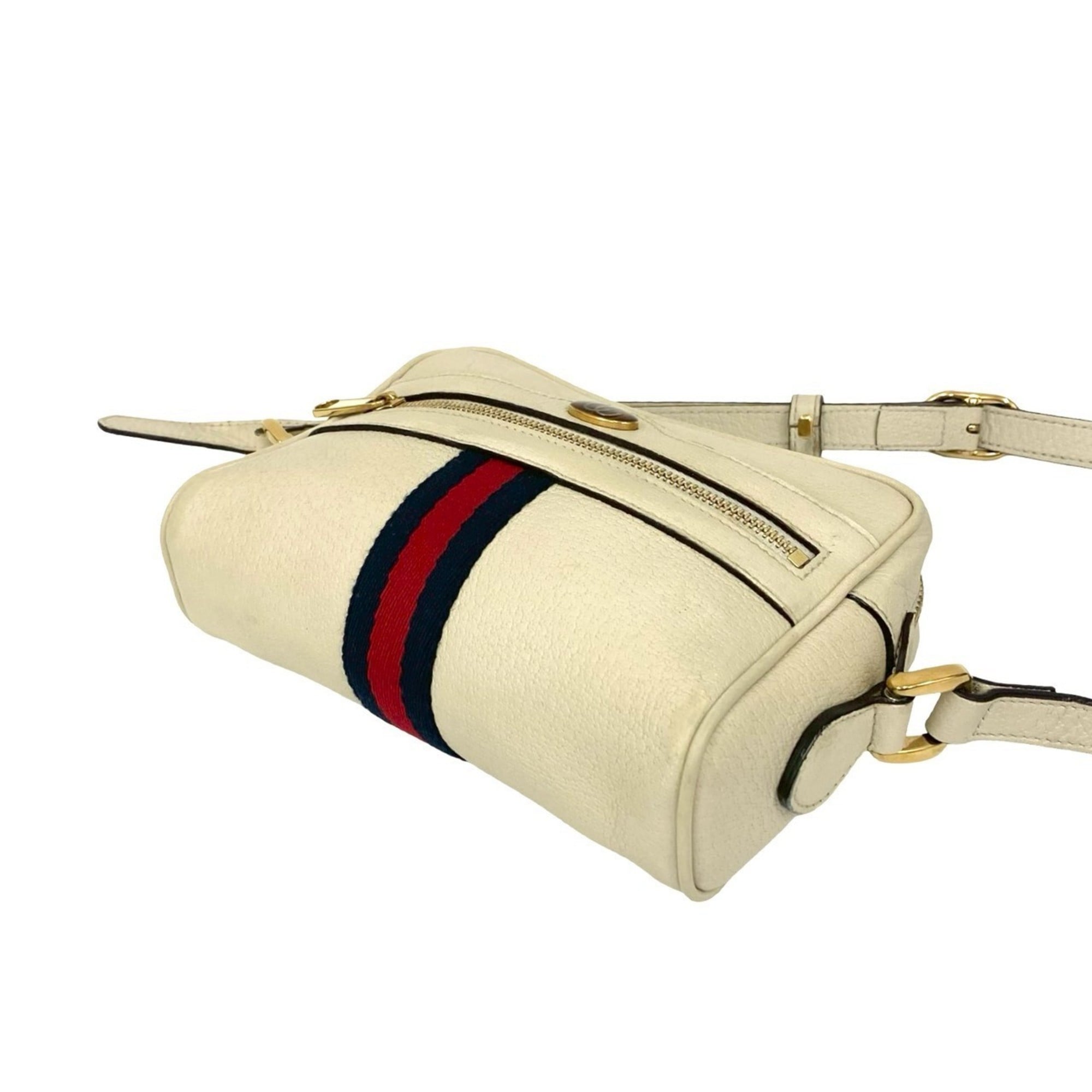 Ophidia Shoulder Bag Leather Mini