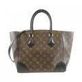 Louis Vuitton Black Coated Canvas Handbag (Pre-Owned)