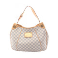 Louis Vuitton Damier Azur White Coated Canvas Shoulder Bag (Pre-Owned)