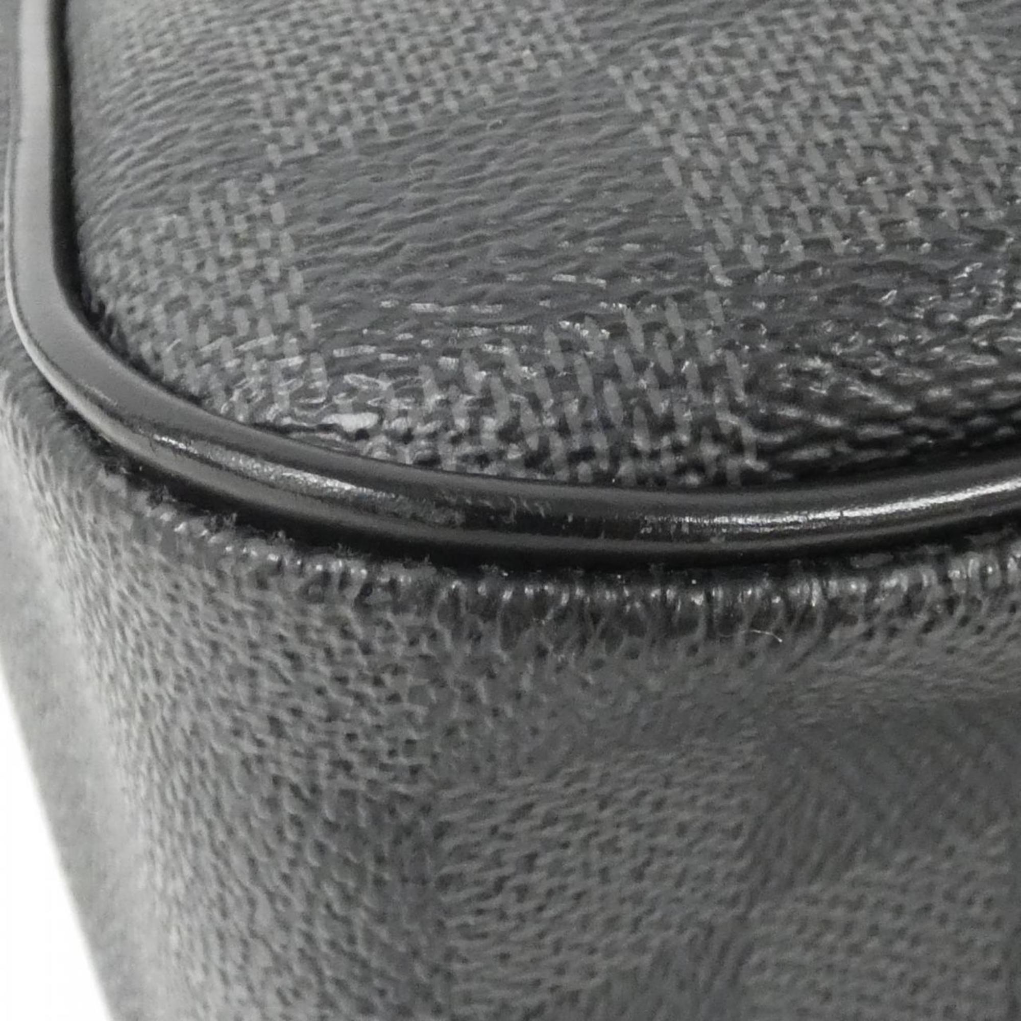 Louis Vuitton Graphite Coated Canvas Shoulder Bag (Pre-Owned)