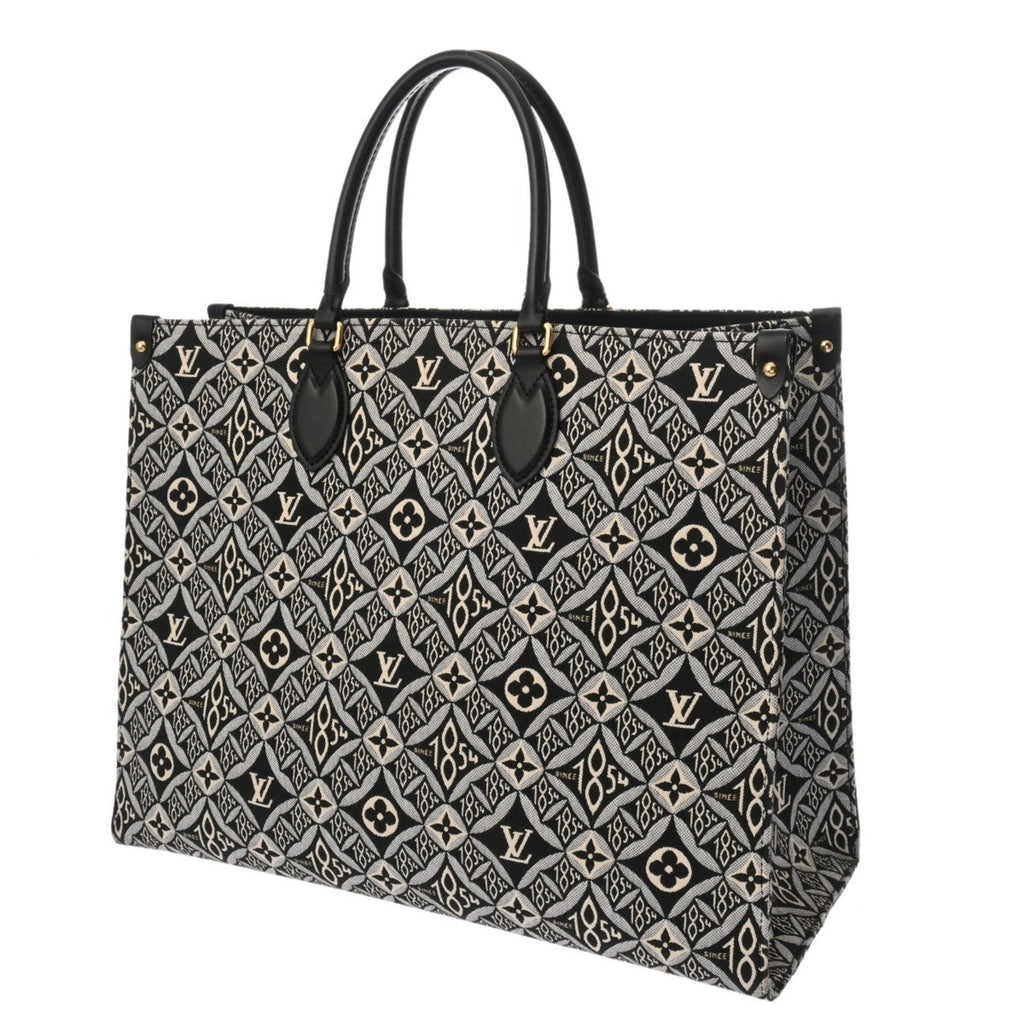 Louis Vuitton Black White Monogram Handbag (Pre-Owned)