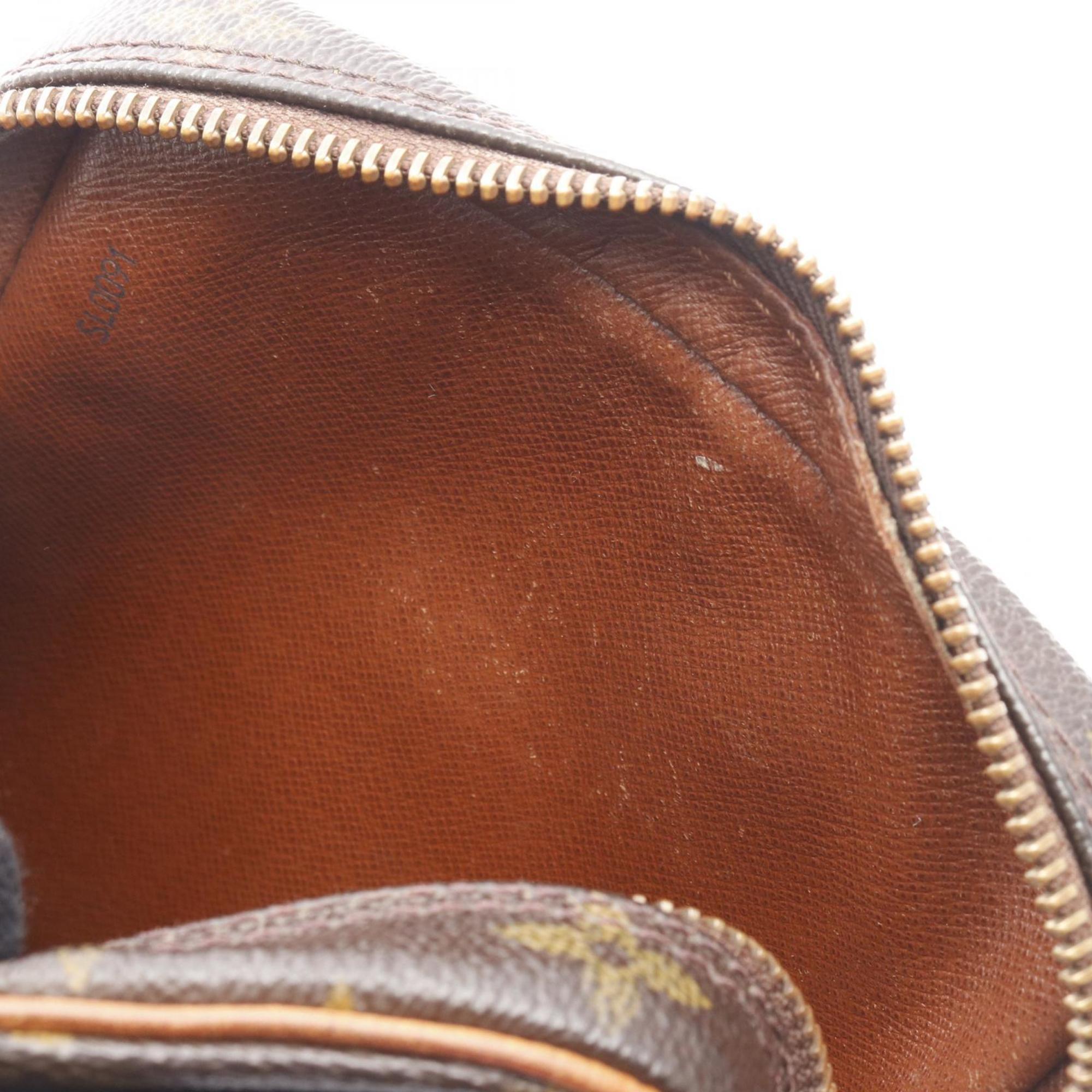 Louis Vuitton Brown Pvc Coated Canvas Leather Shoulder Bag (Pre-Owned)