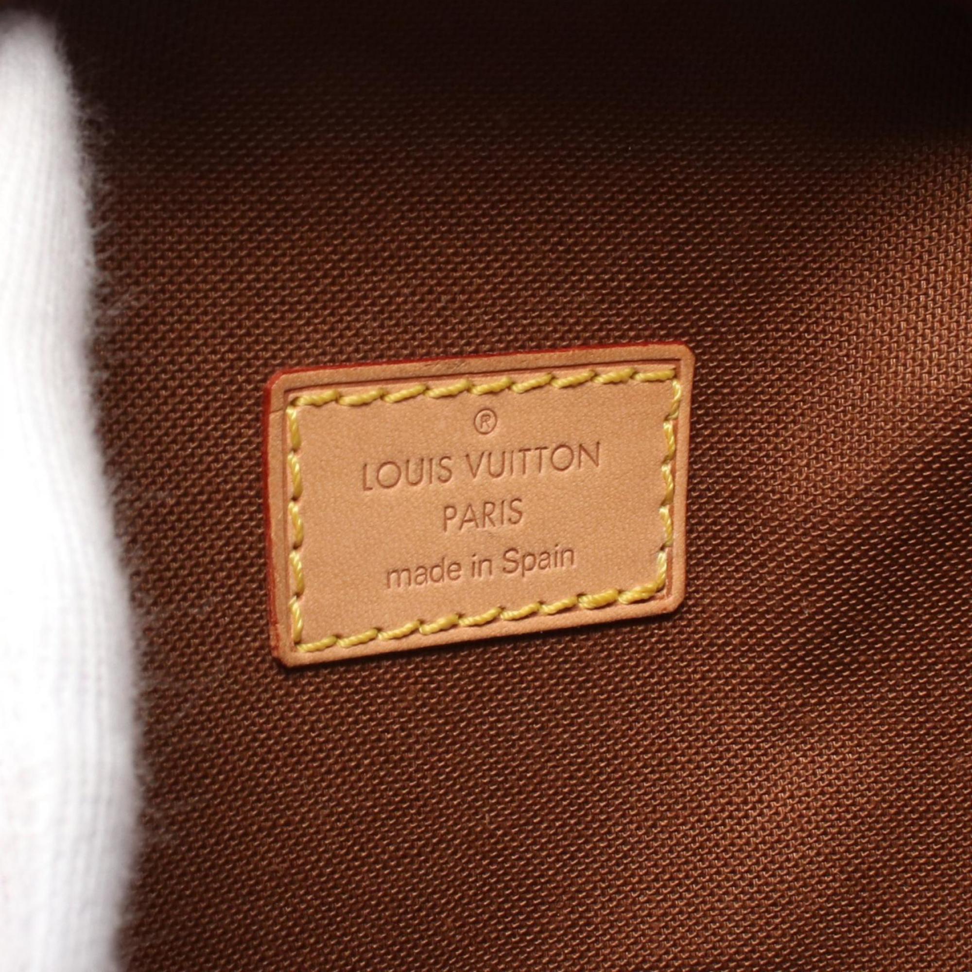 Louis Vuitton Brown Coated Canvas Leather Fanny Pack (Pre-Owned)