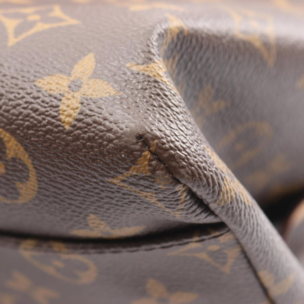Louis Vuitton Brown Monogram Coated Canvas Leather Boston Bag (Pre-Owned)