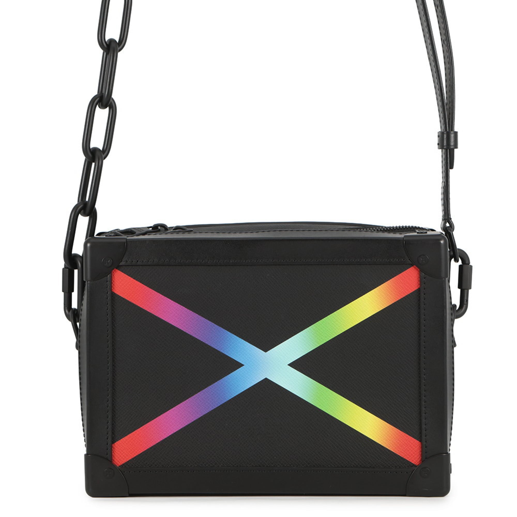Louis Vuitton Taiga Black Noir Taiga Leather Handbag Shoulder Bag (Pre-Owned)