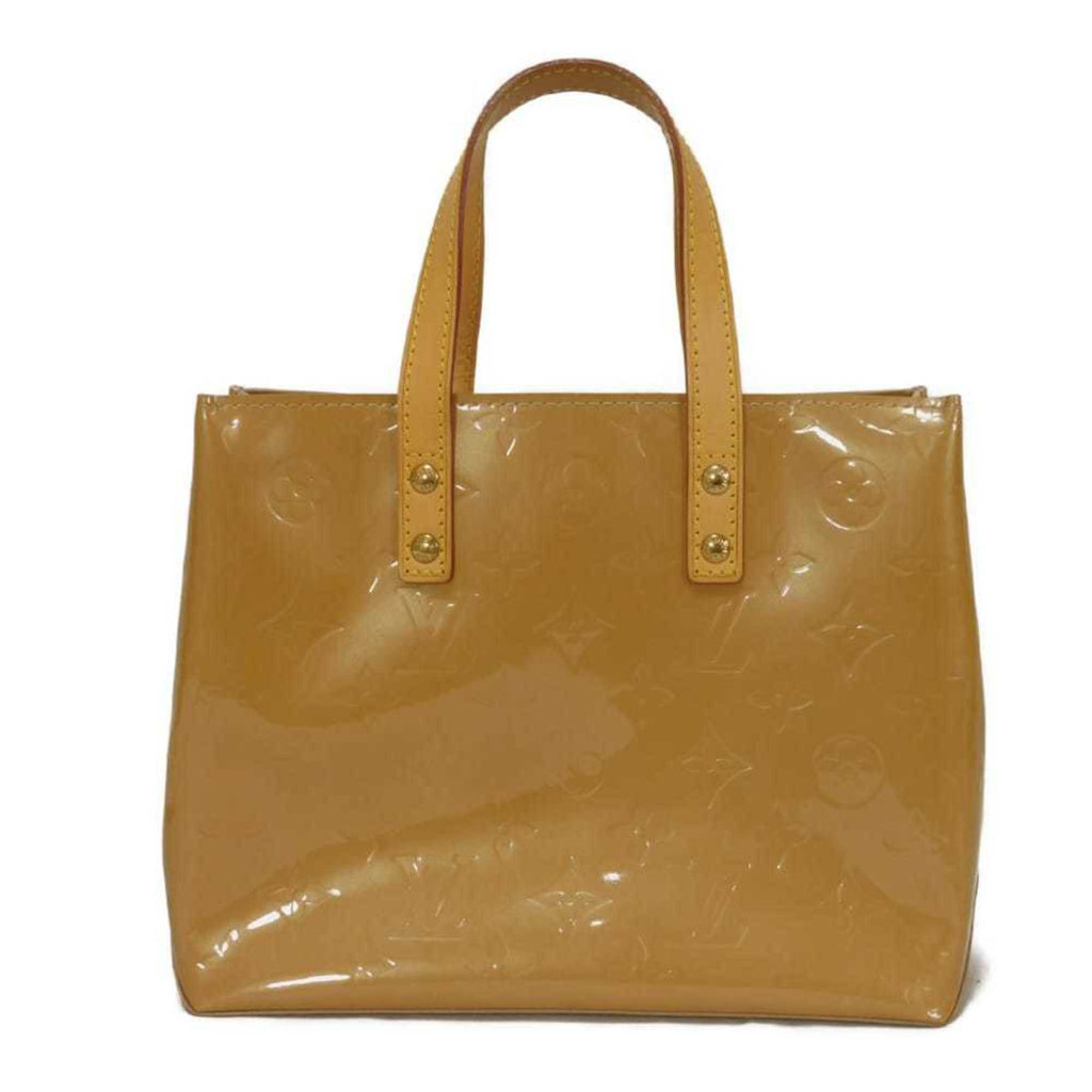 Louis Vuitton Beige Noisette Monogram Vernis Handbag Tote Bag (Pre-Owned)
