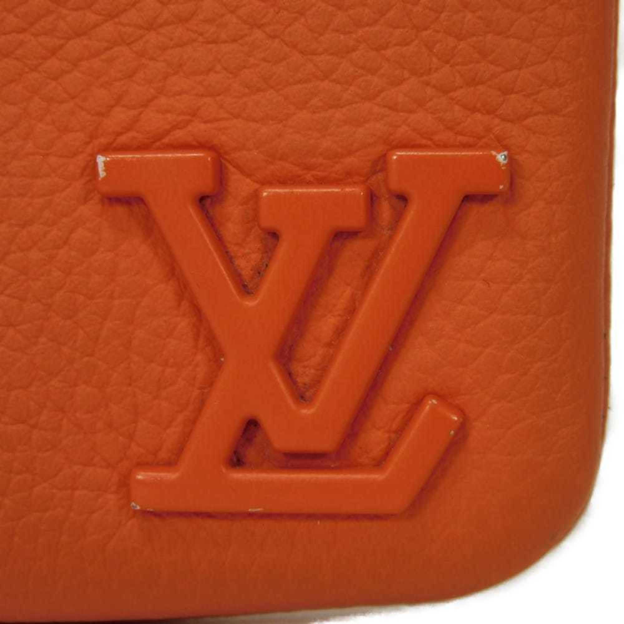 Louis Vuitton Orange Coin Purse/Coin Case (Pre-Owned)