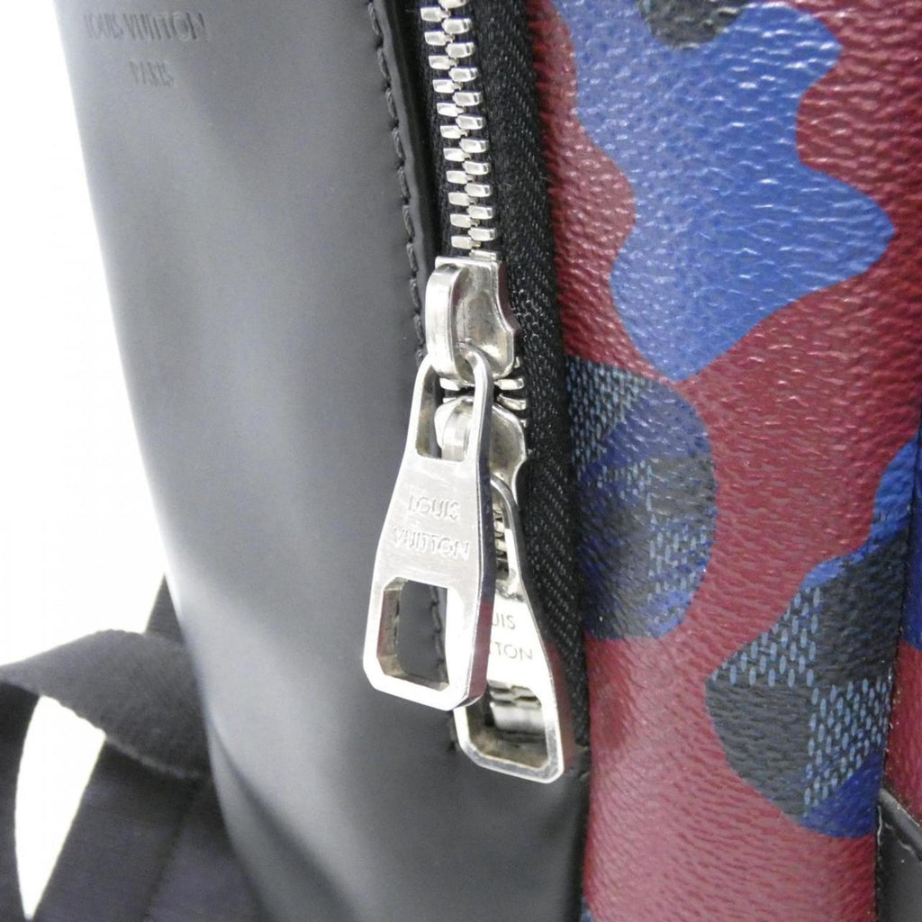 Louis Vuitton Bordeaux Coated Canvas Backpack (Pre-Owned)