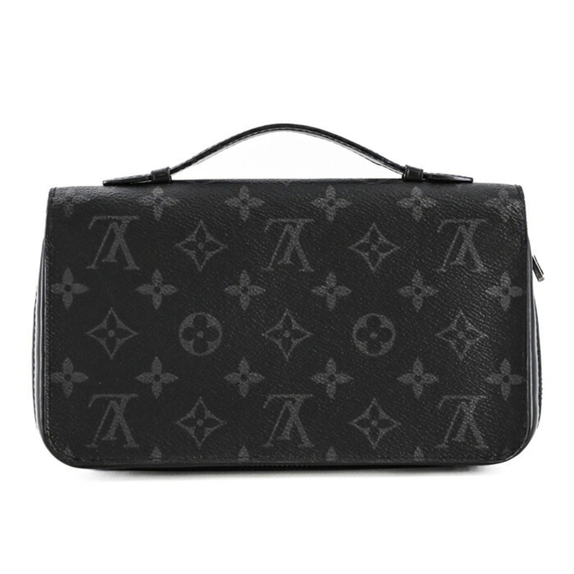 Louis Vuitton Black Monogram Eclipse Long Wallet (Bi-Fold) (Pre-Owned)