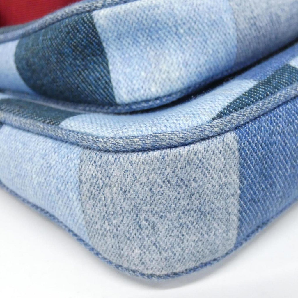 Louis Vuitton Blue Rouge Canvas Pochette Pouch Shoulder Bag (Pre-Owned)