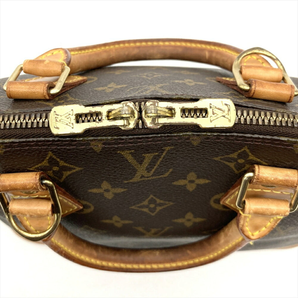 Louis Vuitton Brown Monogram Canvas Handbag (Pre-Owned)