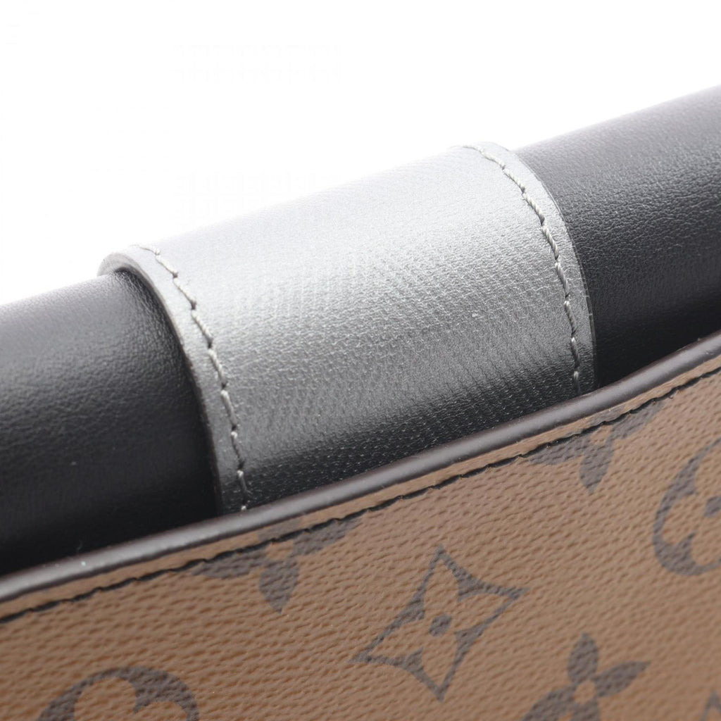 Louis Vuitton Black Brown Coated Canvas Pvc Leather Pochette Shoulder Bag (Pre-Owned)