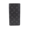 Louis Vuitton Black Monogram Eclipse Monogram Eclipse Long Wallet (Bi-Fold) (Pre-Owned)