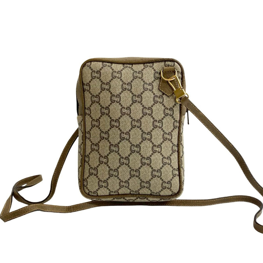 Neo Vintage Top Handle Crossbody Bag GG Coated Canvas Mini