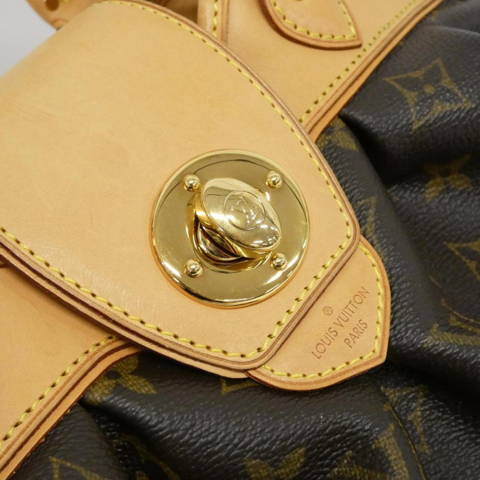 Louis Vuitton Marron Coated Canvas Handbag (Pre-Owned)
