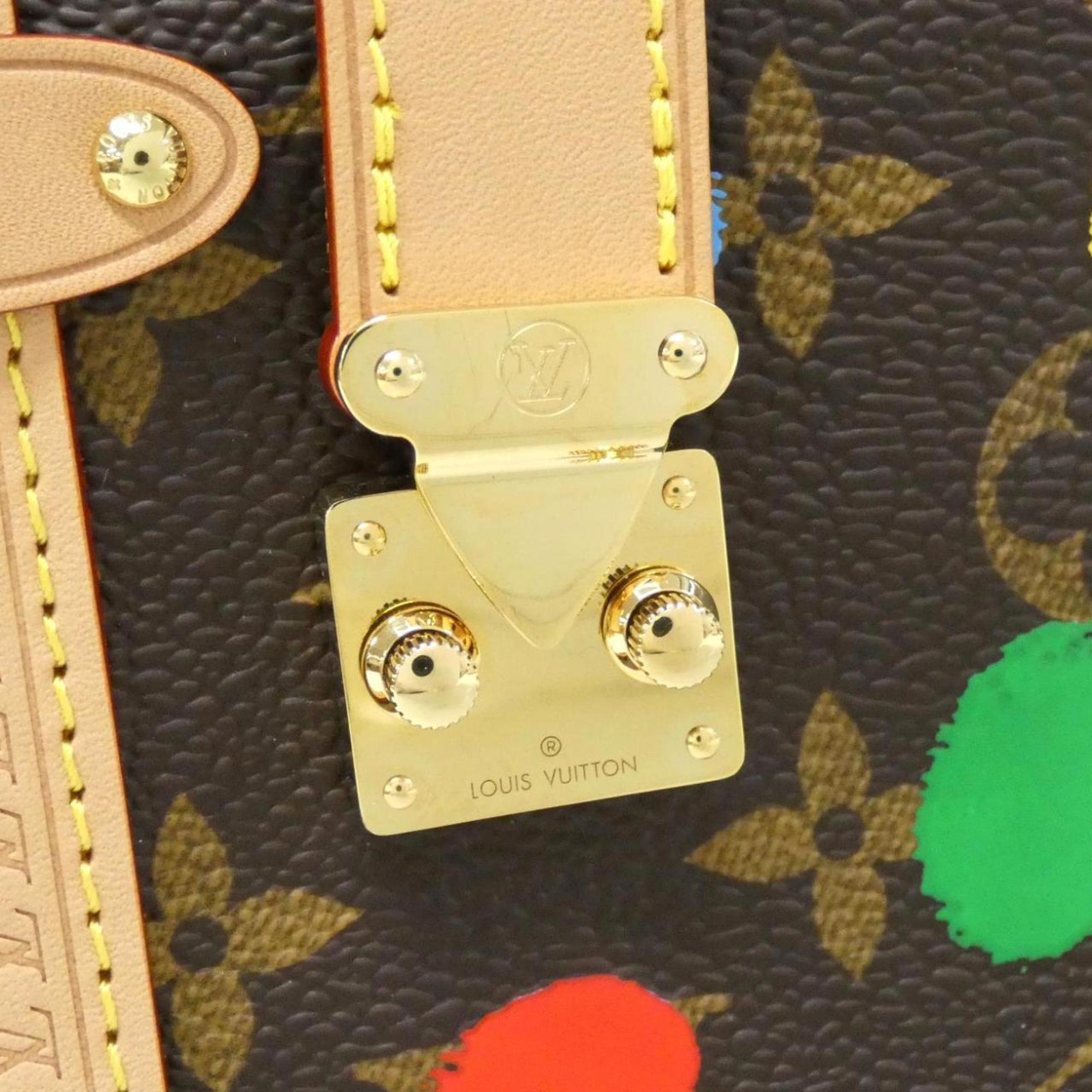 Louis Vuitton Brown Multi-Color Coated Canvas Shoulder Bag (Pre-Owned)
