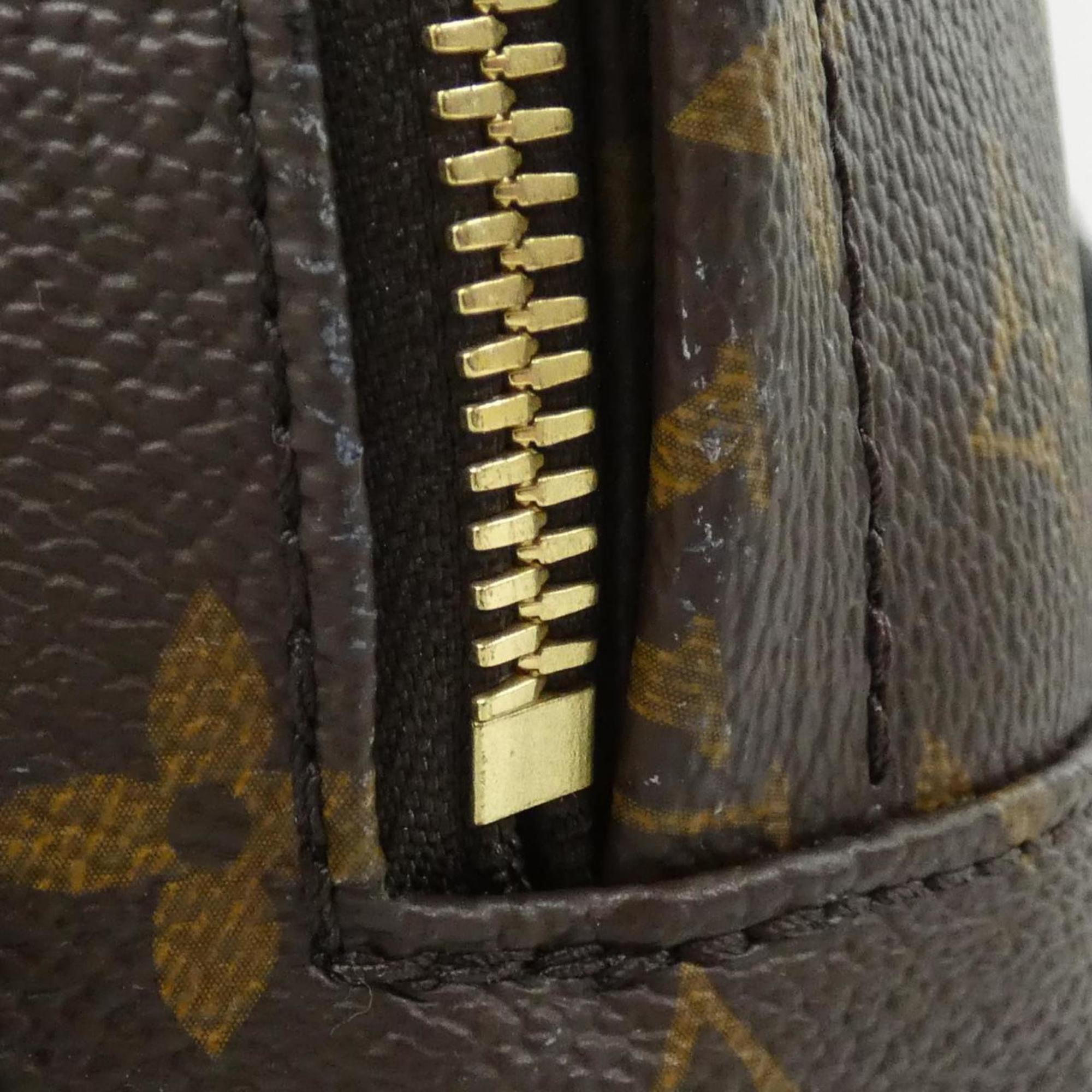 Louis Vuitton Marron Coated Canvas Backpack (Pre-Owned)
